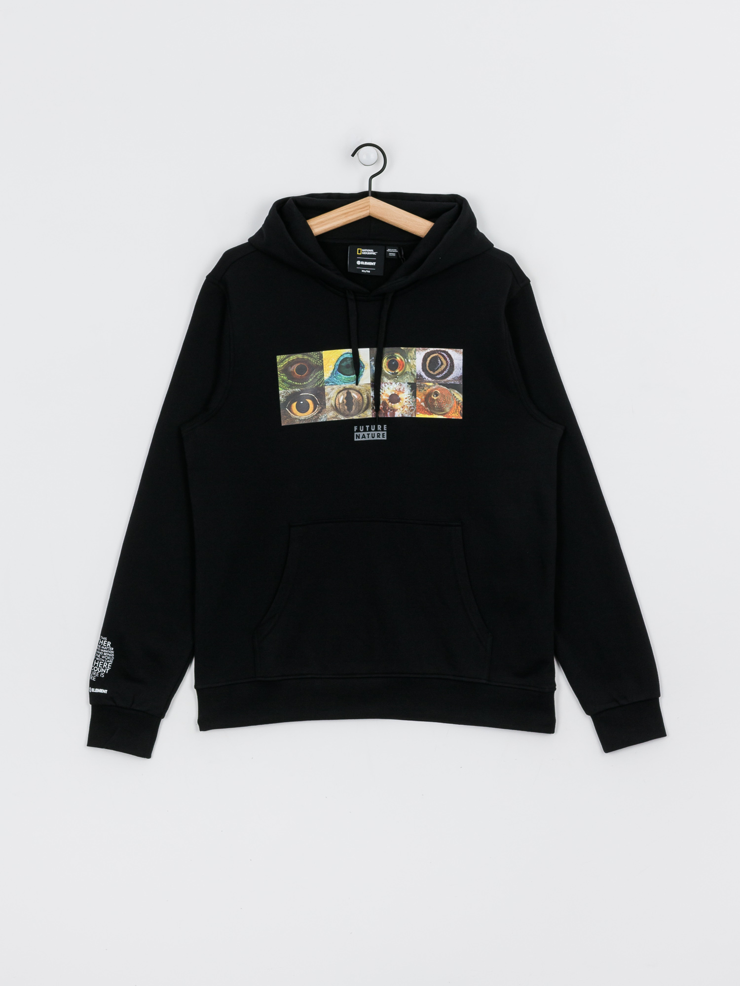 Bluza z kapturem Element Optical Fleece HD (flint black)