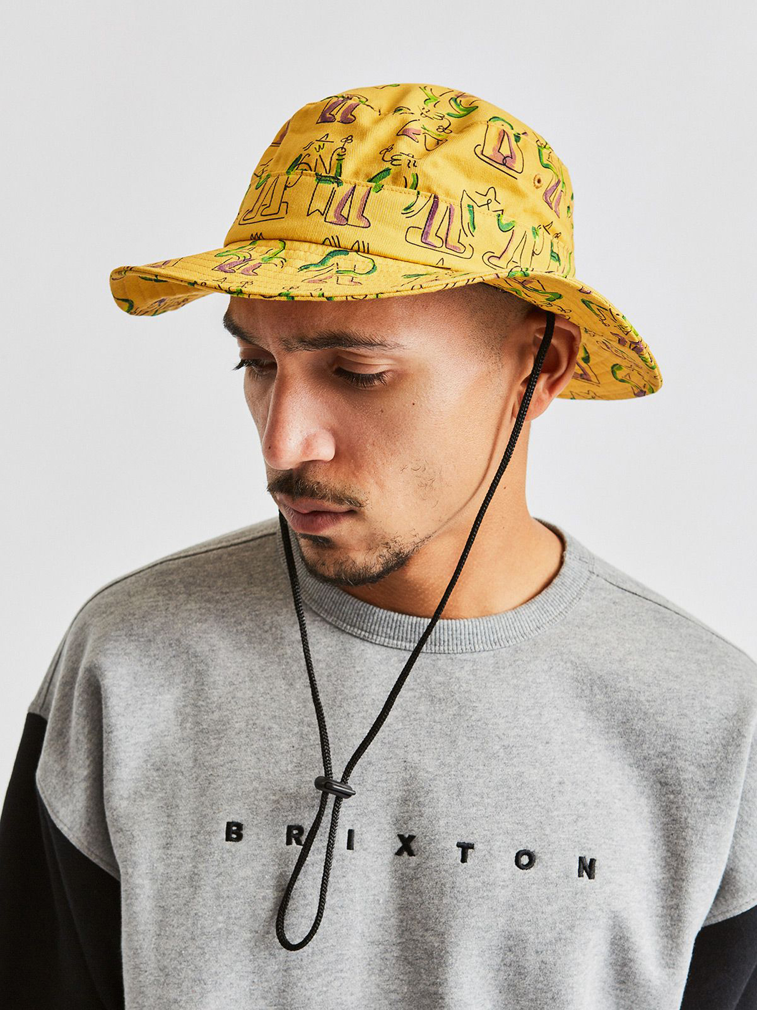 Kapelusz Brixton Beaufort Bucket (yellow)