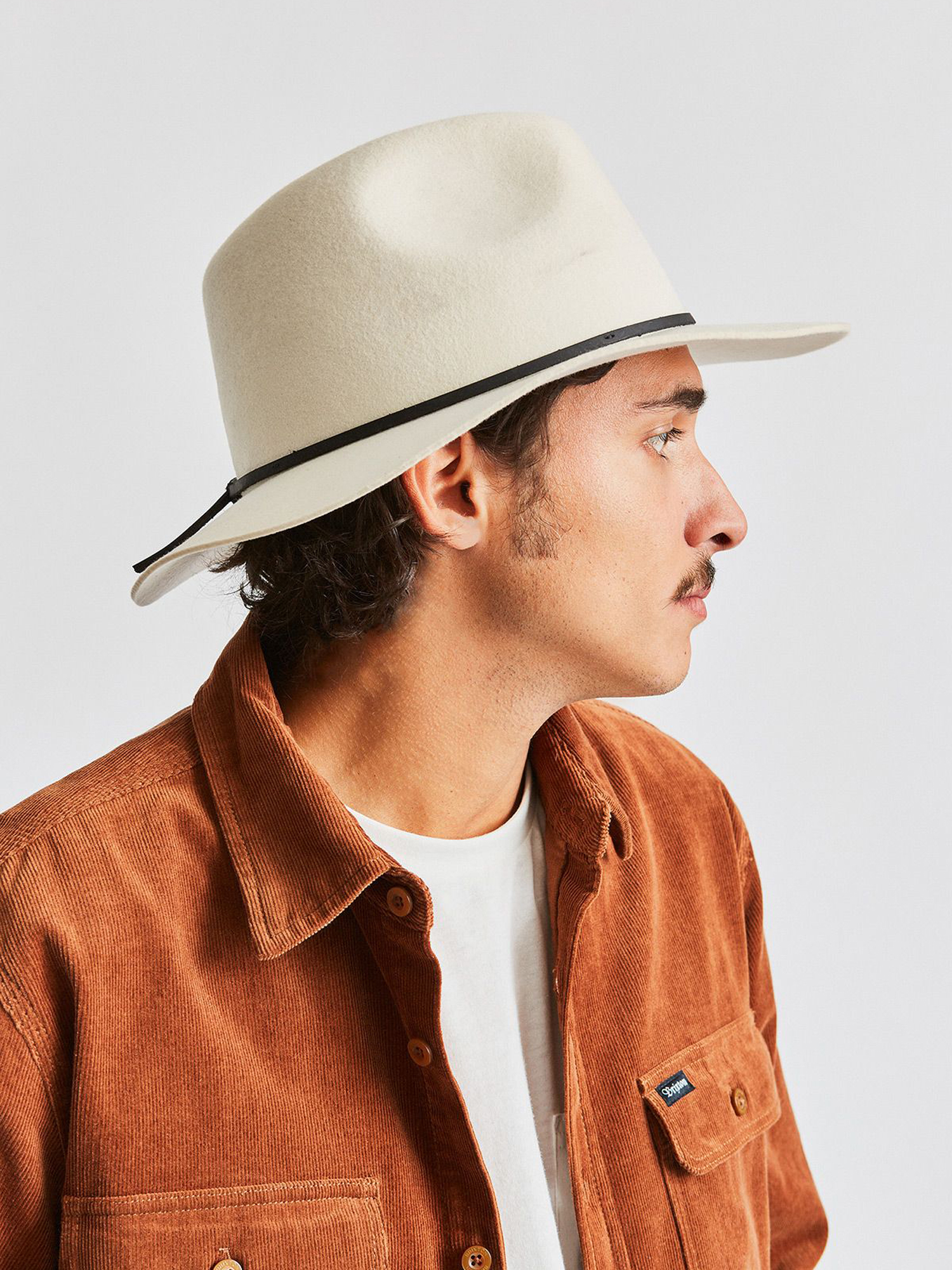 Kapelusz Brixton Wesley Fedora (dove)