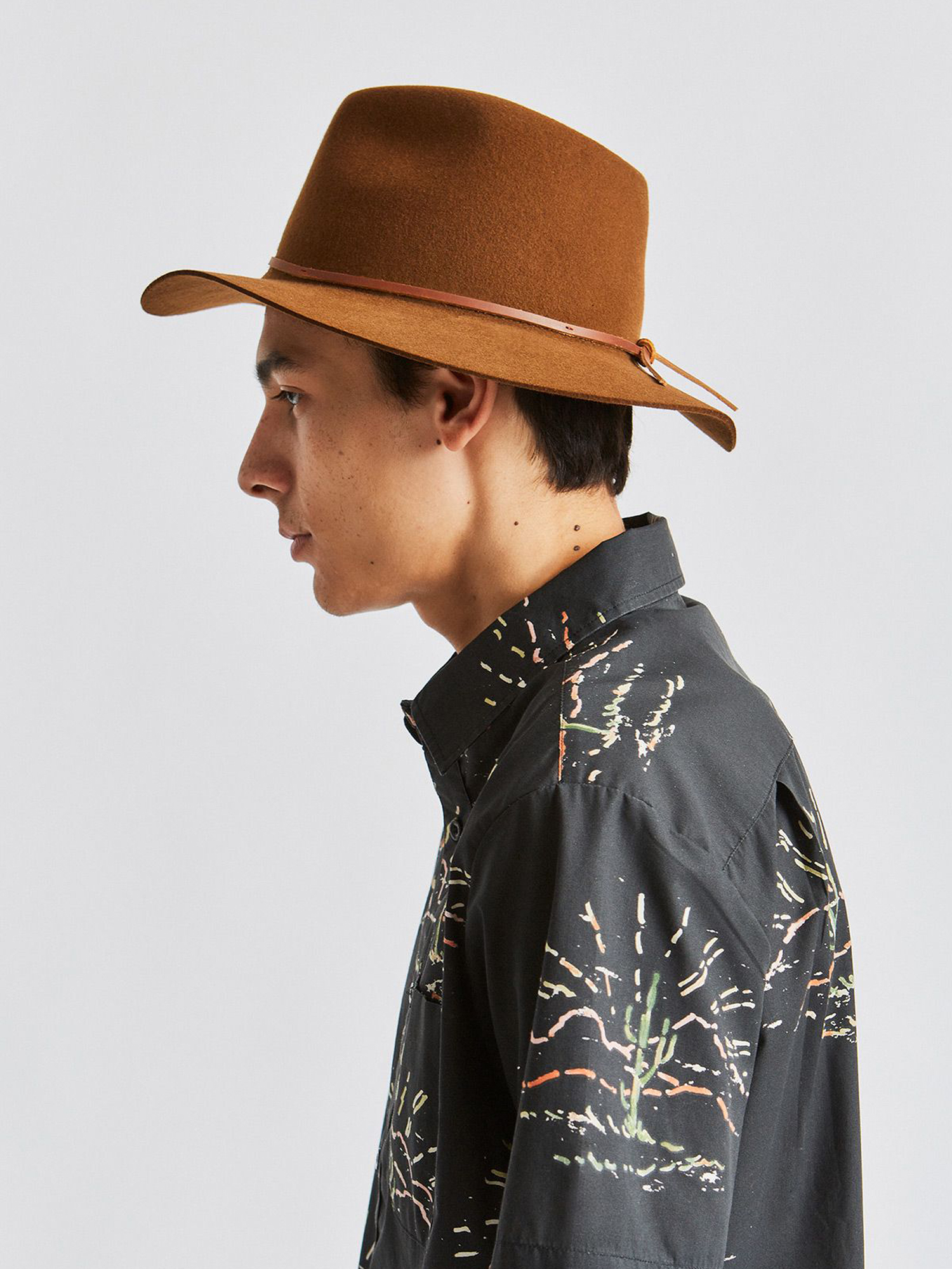 Kapelusz Brixton Wesley Fedora (coffee)