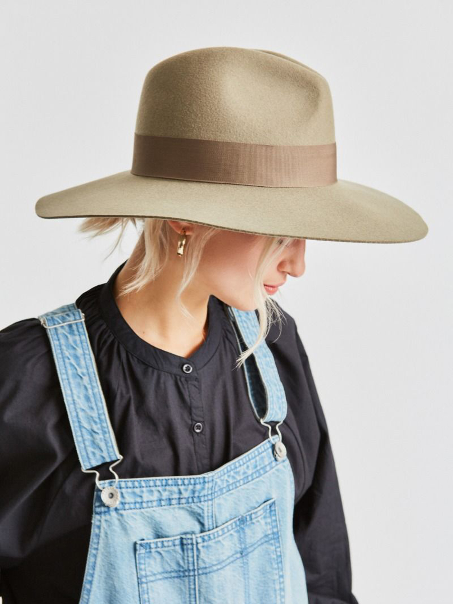 Kapelusz Brixton Piper Hat Wmn (dark khaki)