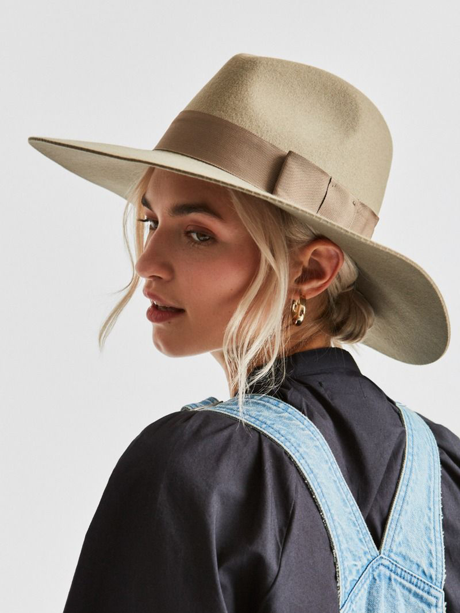 Kapelusz Brixton Piper Hat Wmn (dark khaki)