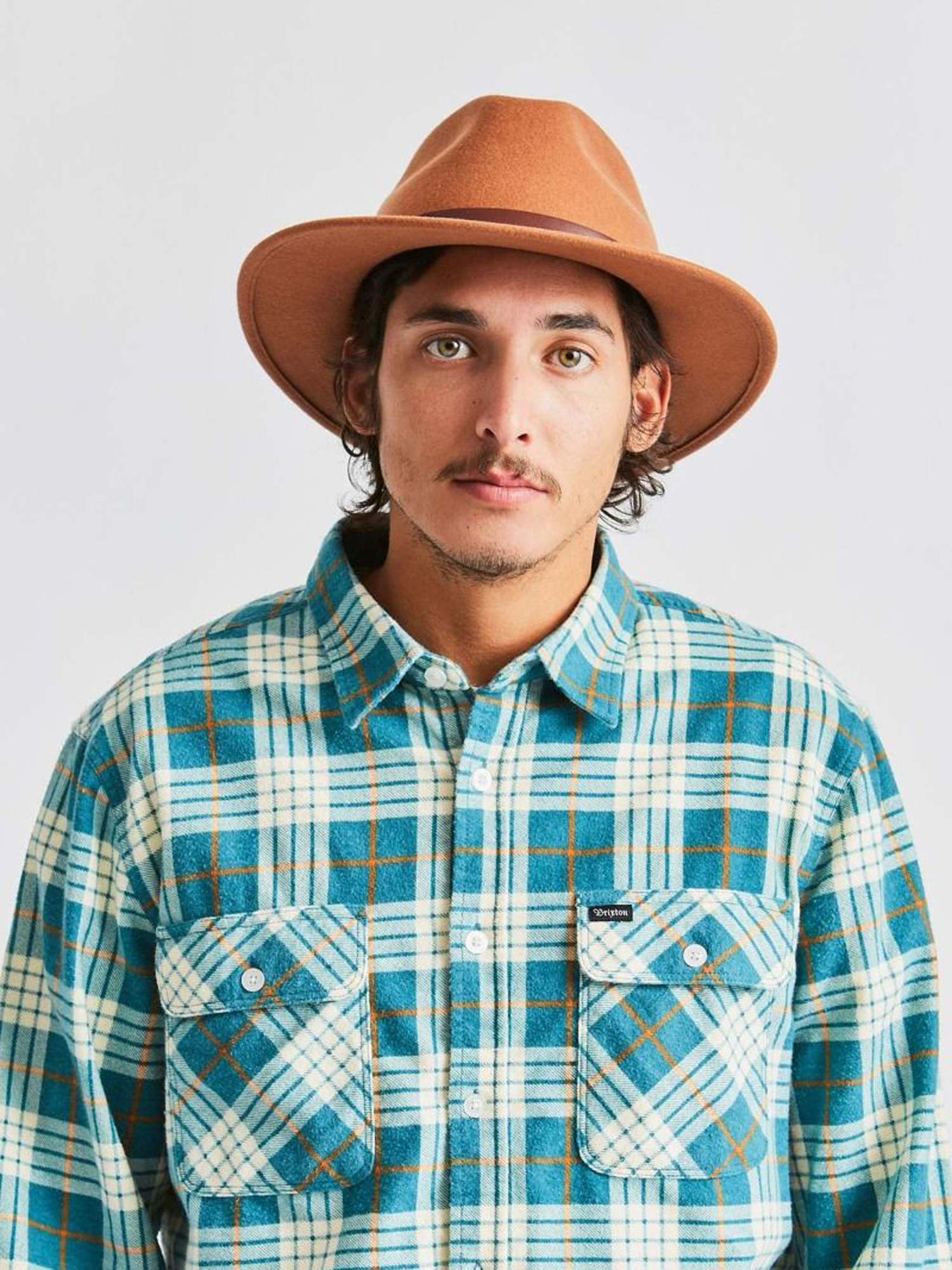 Kapelusz Brixton Messer Fedora (hide)