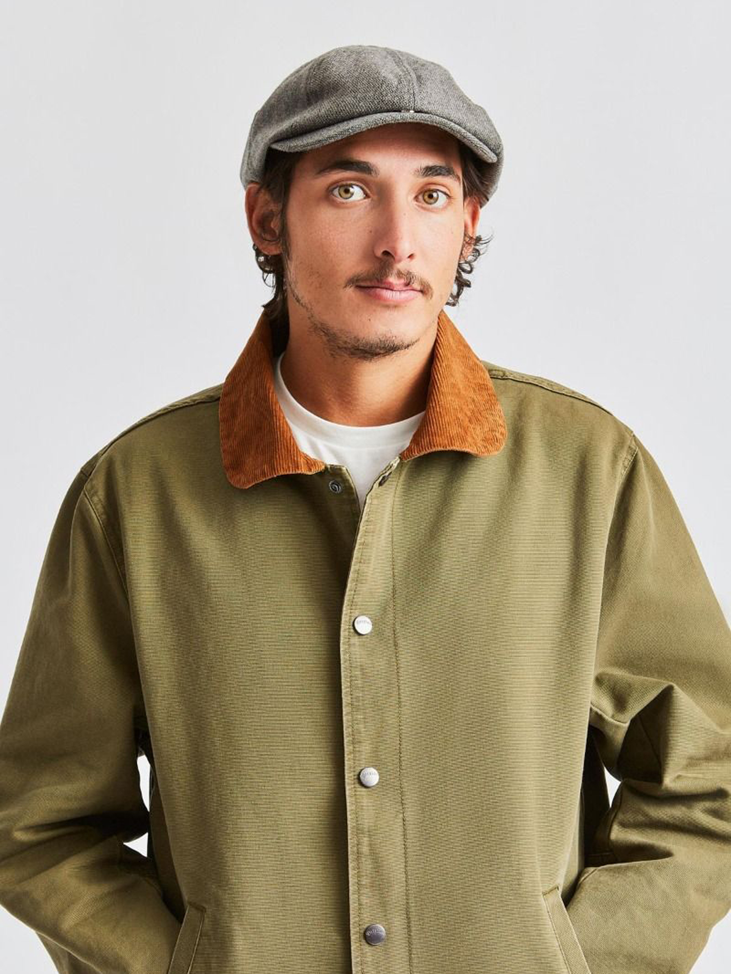 Kaszkiet Brixton Brood Lw ZD (grey/black)