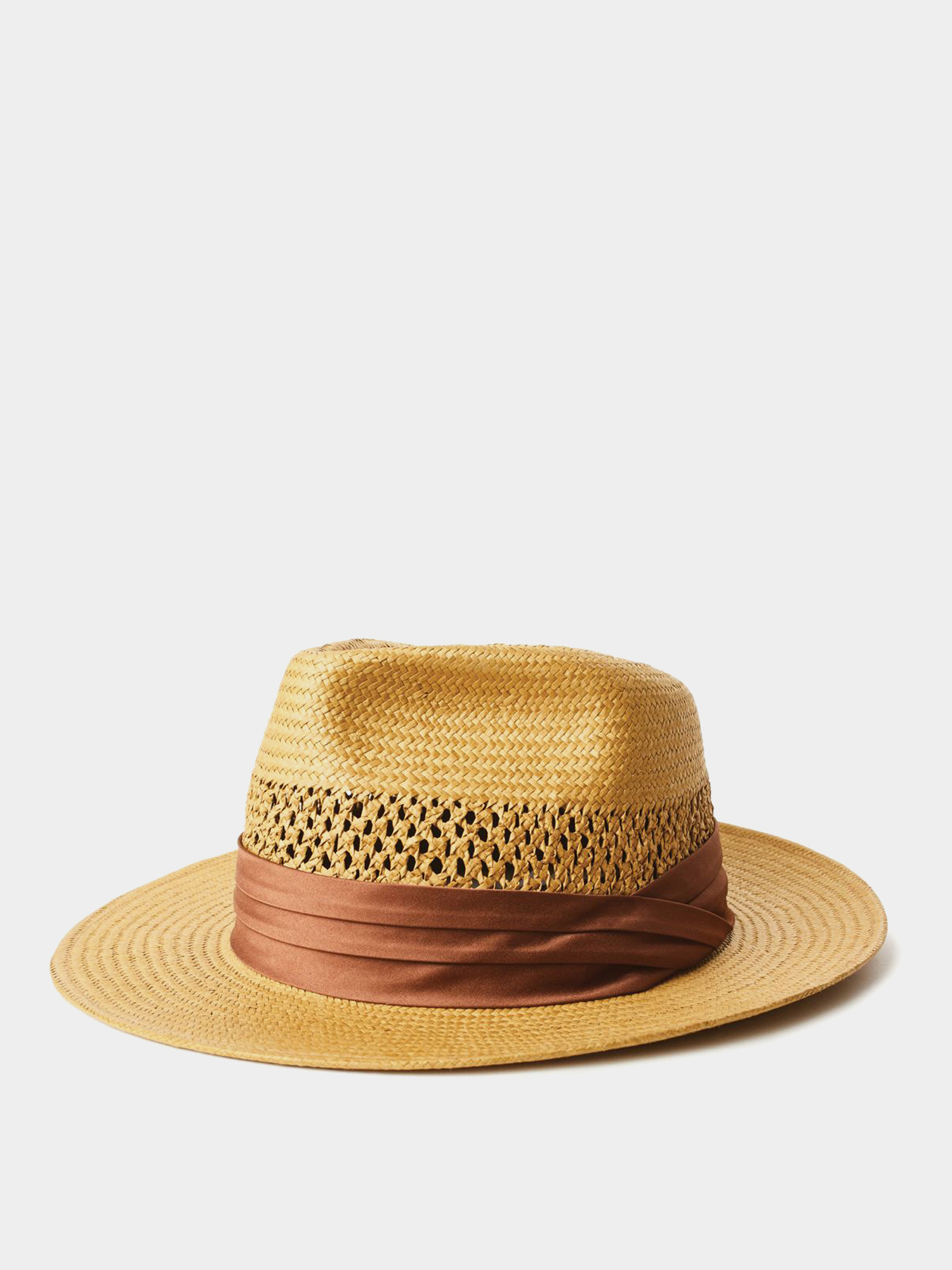 Kapelusz Brixton Goodman Straw Fedora (copper)