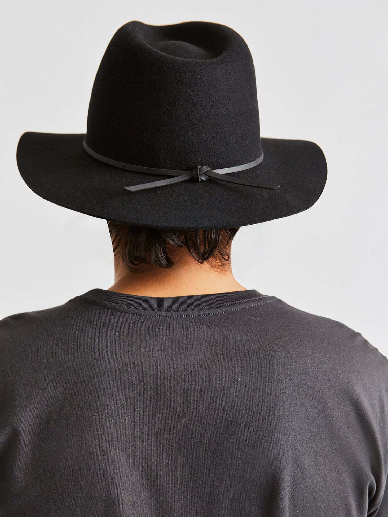 Kapelusz Brixton Wesley Cotton Fedora (black)