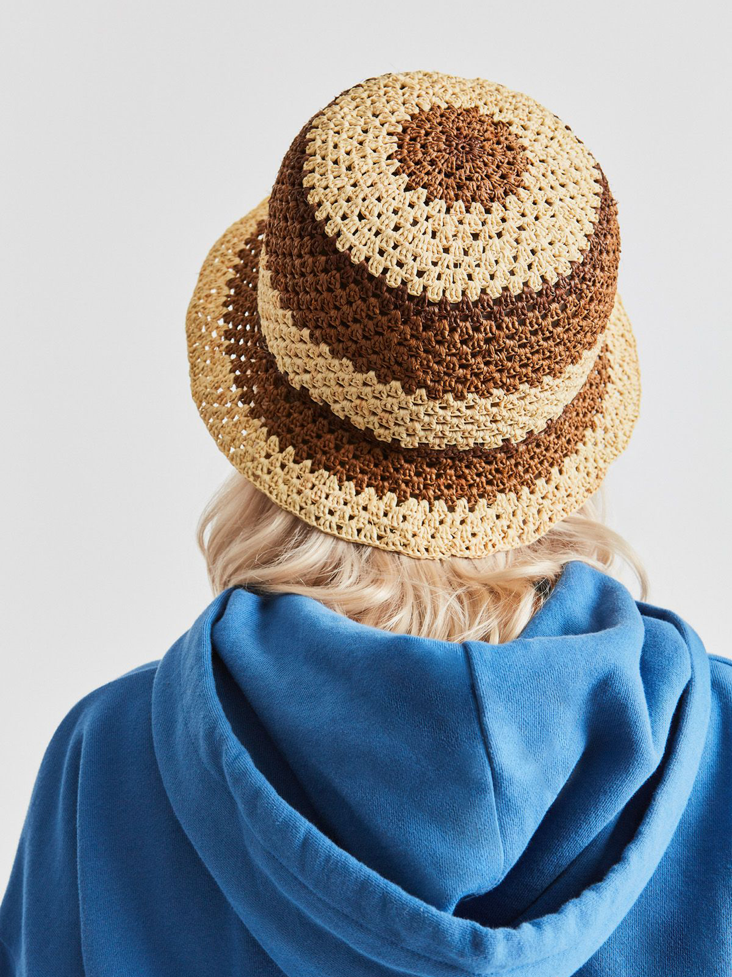 Kapelusz Brixton Essex Raffia Bucket Hat Wmn (tan/brown)