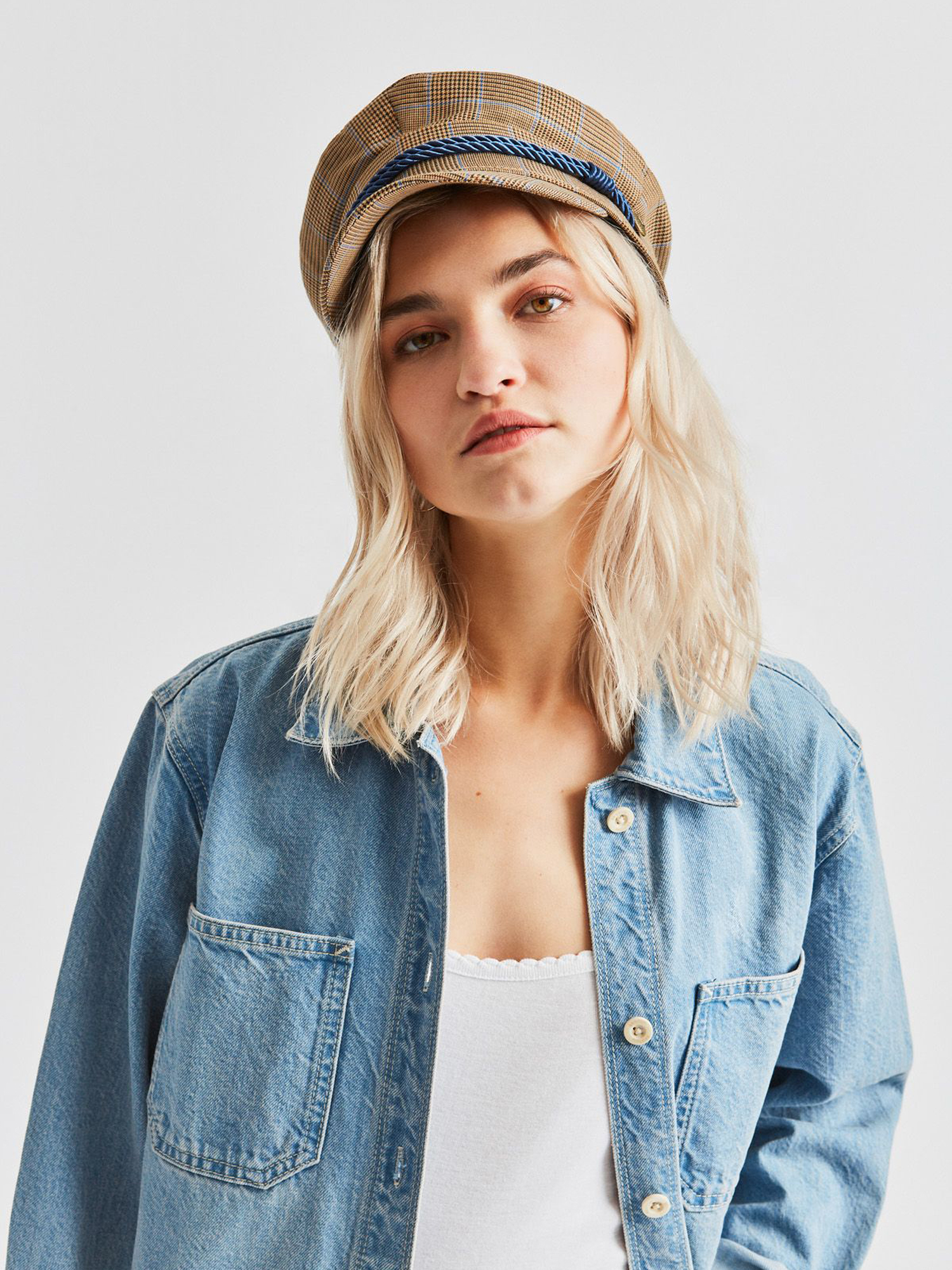 Kaszkiet Brixton Albany ZD Wmn (khaki/river)