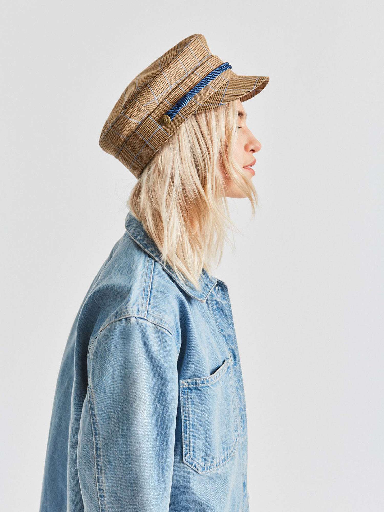 Kaszkiet Brixton Albany ZD Wmn (khaki/river)