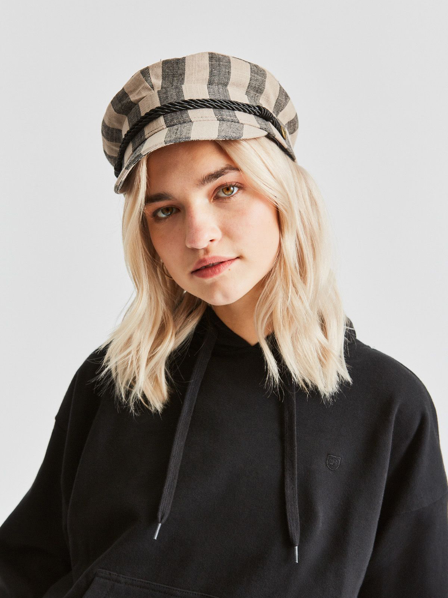 Kaszkiet Brixton Albany ZD Wmn (black/ivory)