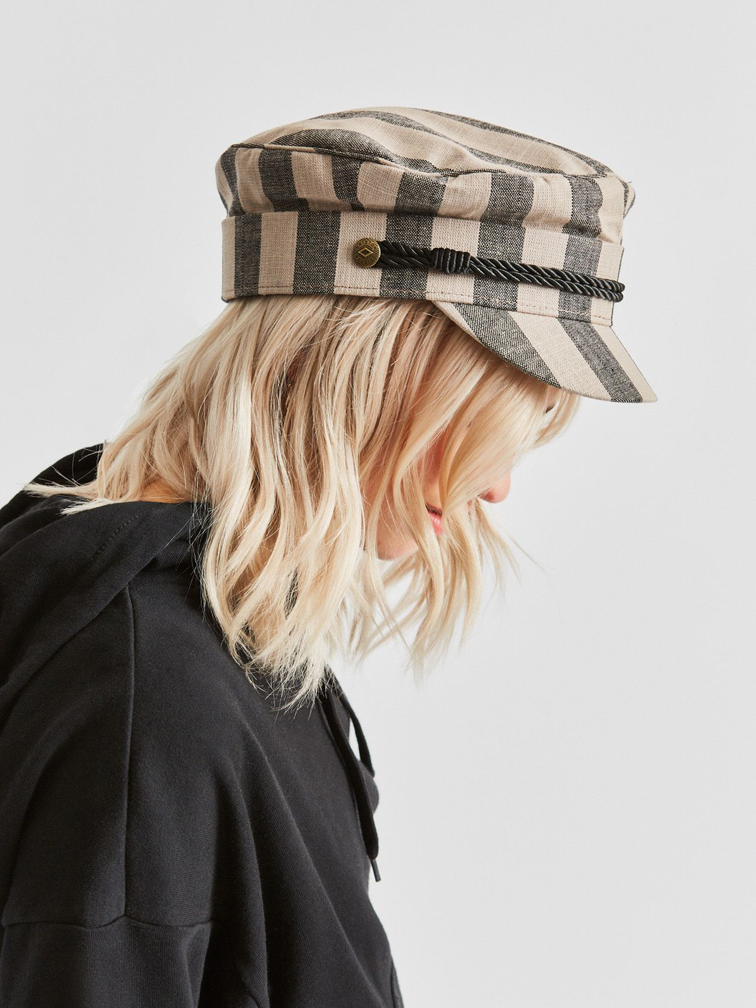 Kaszkiet Brixton Albany ZD Wmn (black/ivory)