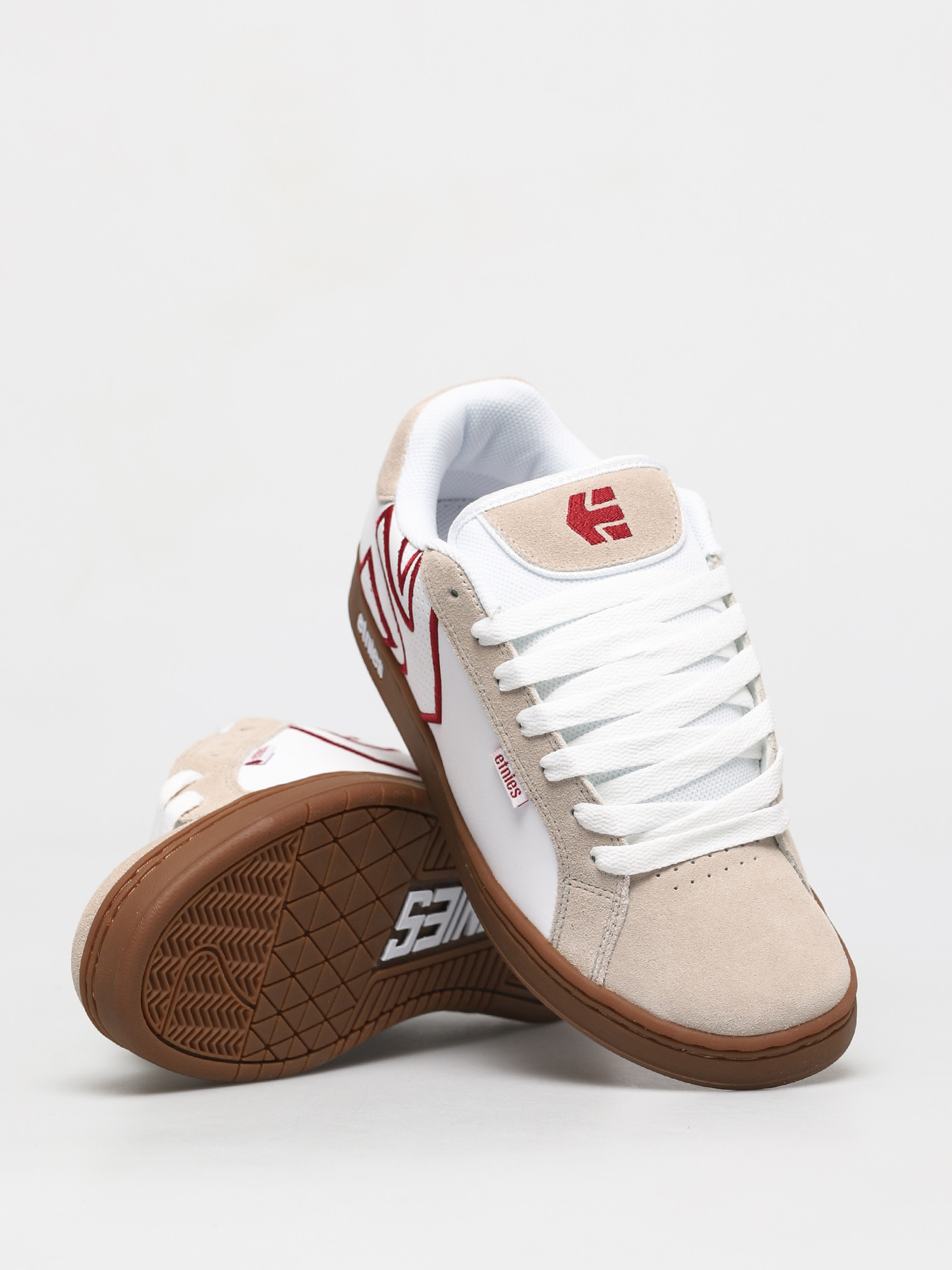 etnies fader white tan