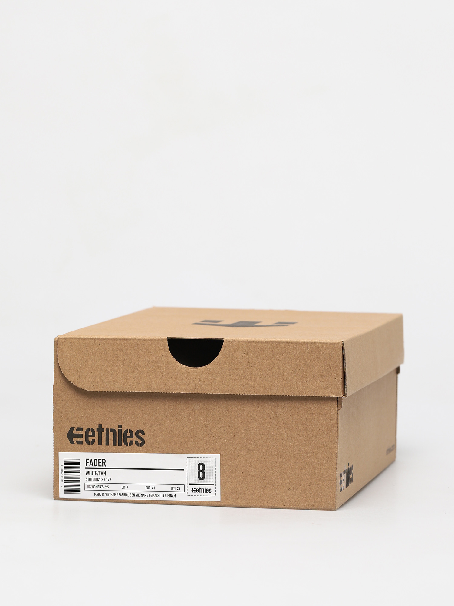 etnies fader white tan