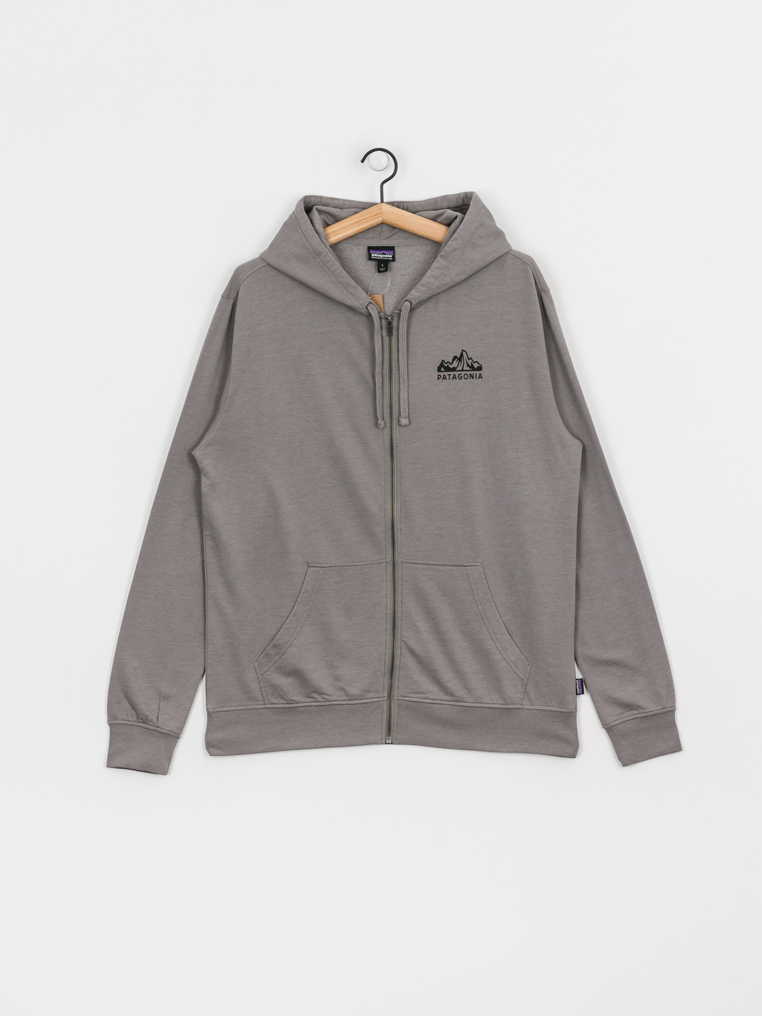 Bluza z kapturem Patagonia Fitz Roy Scope Lightweight ZHD (feather grey)