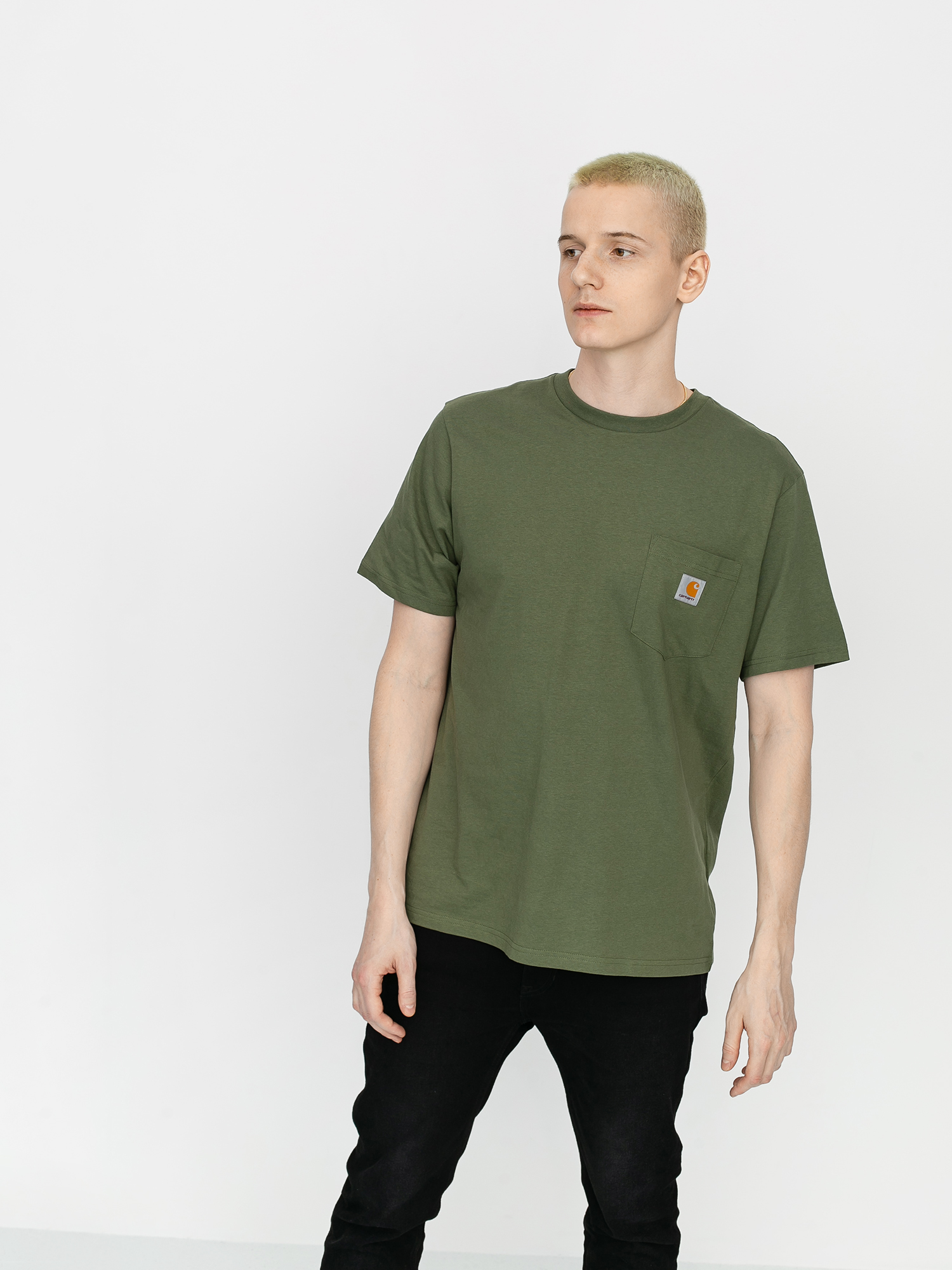 T-shirt Carhartt WIP Pocket (dollar green)