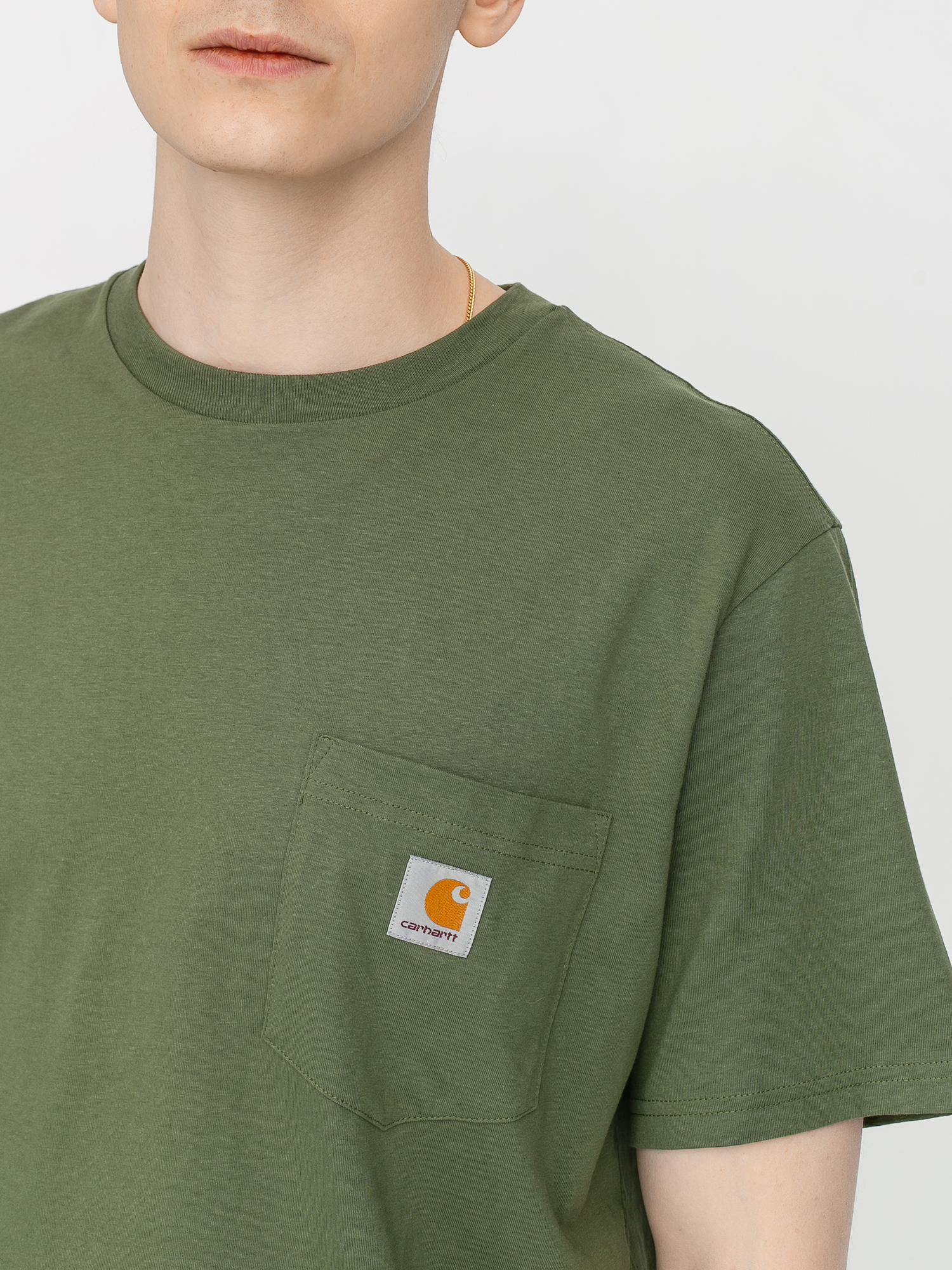 T-shirt Carhartt WIP Pocket (dollar green)