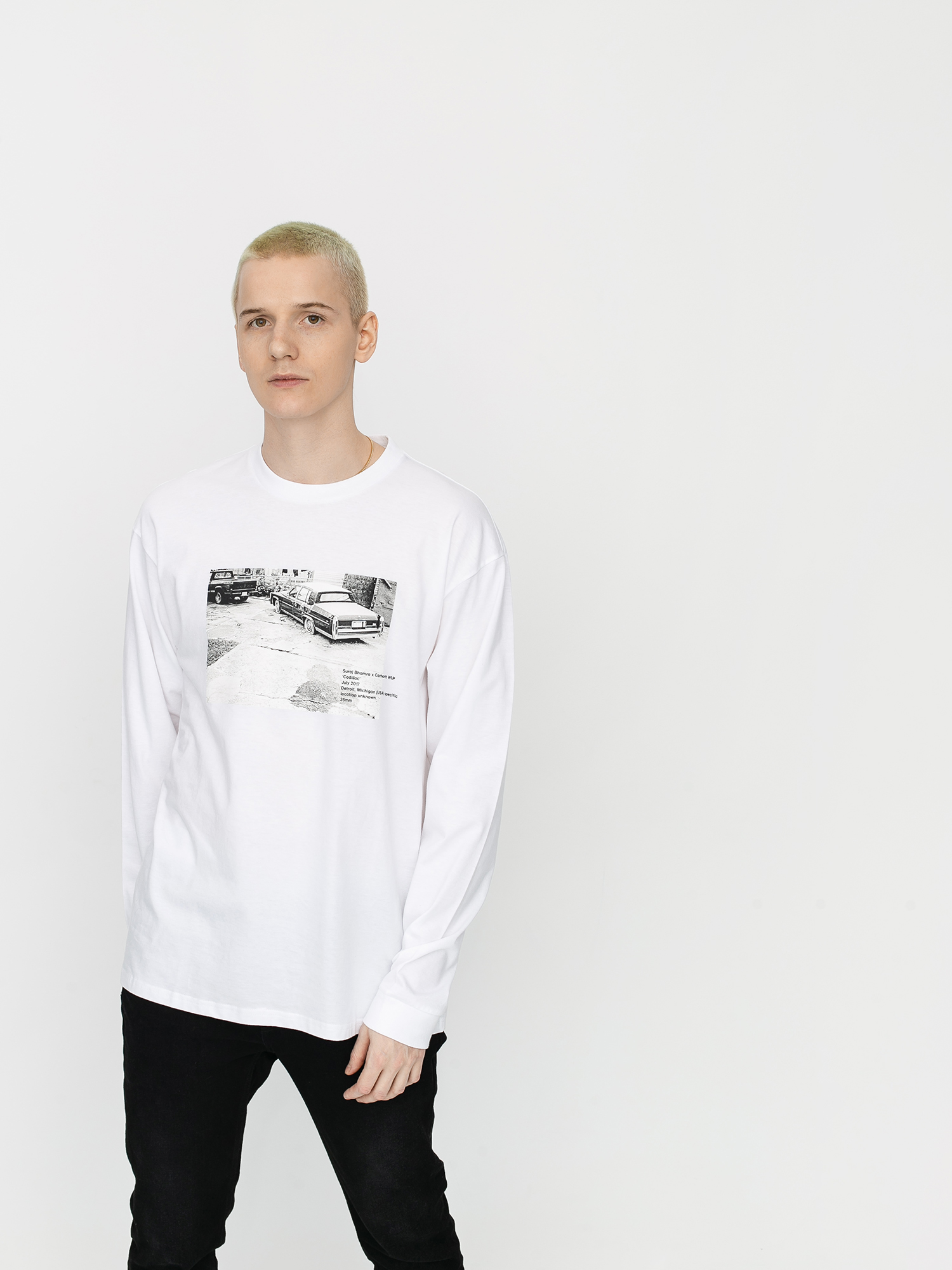 Longsleeve Carhartt WIP Suraj Bhamra Cadillac (white)