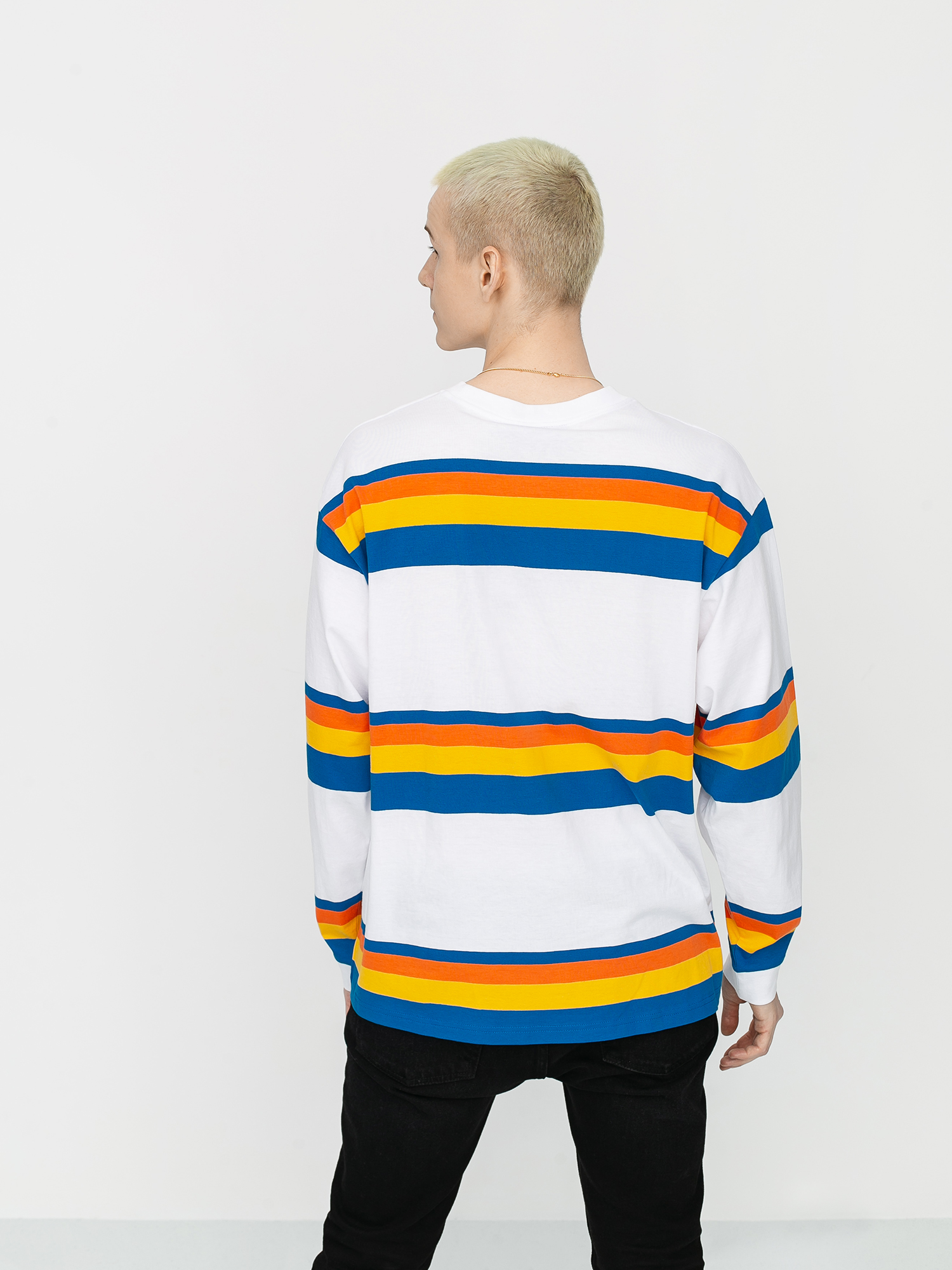 Longsleeve Carhartt WIP Huntington (huntington stripe white/clockwork)