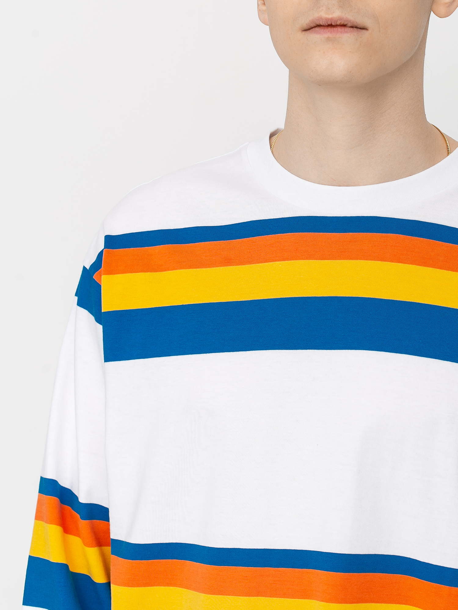 Longsleeve Carhartt WIP Huntington (huntington stripe white/clockwork)