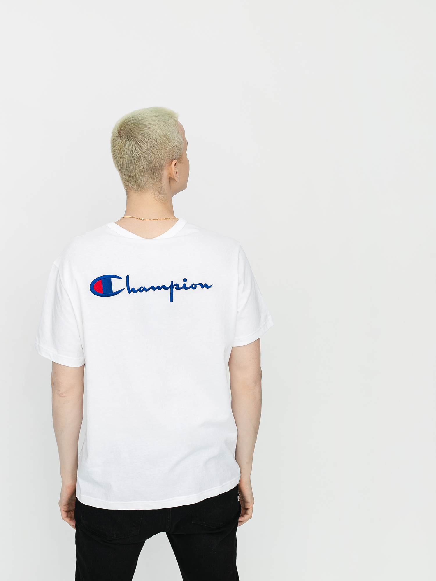 T-shirt Champion Premium Crewneck 214279 (wht)