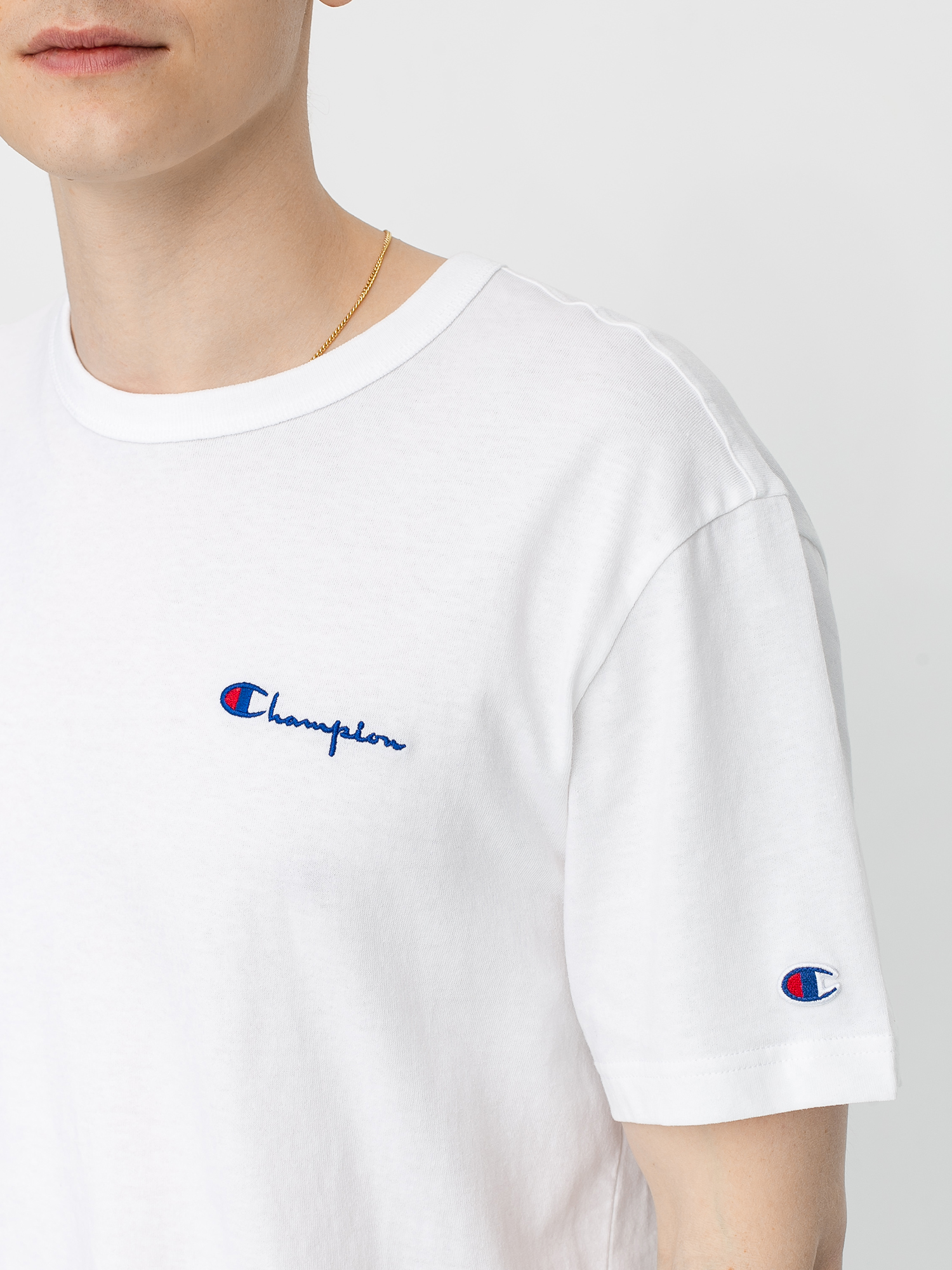 T-shirt Champion Premium Crewneck 214279 (wht)