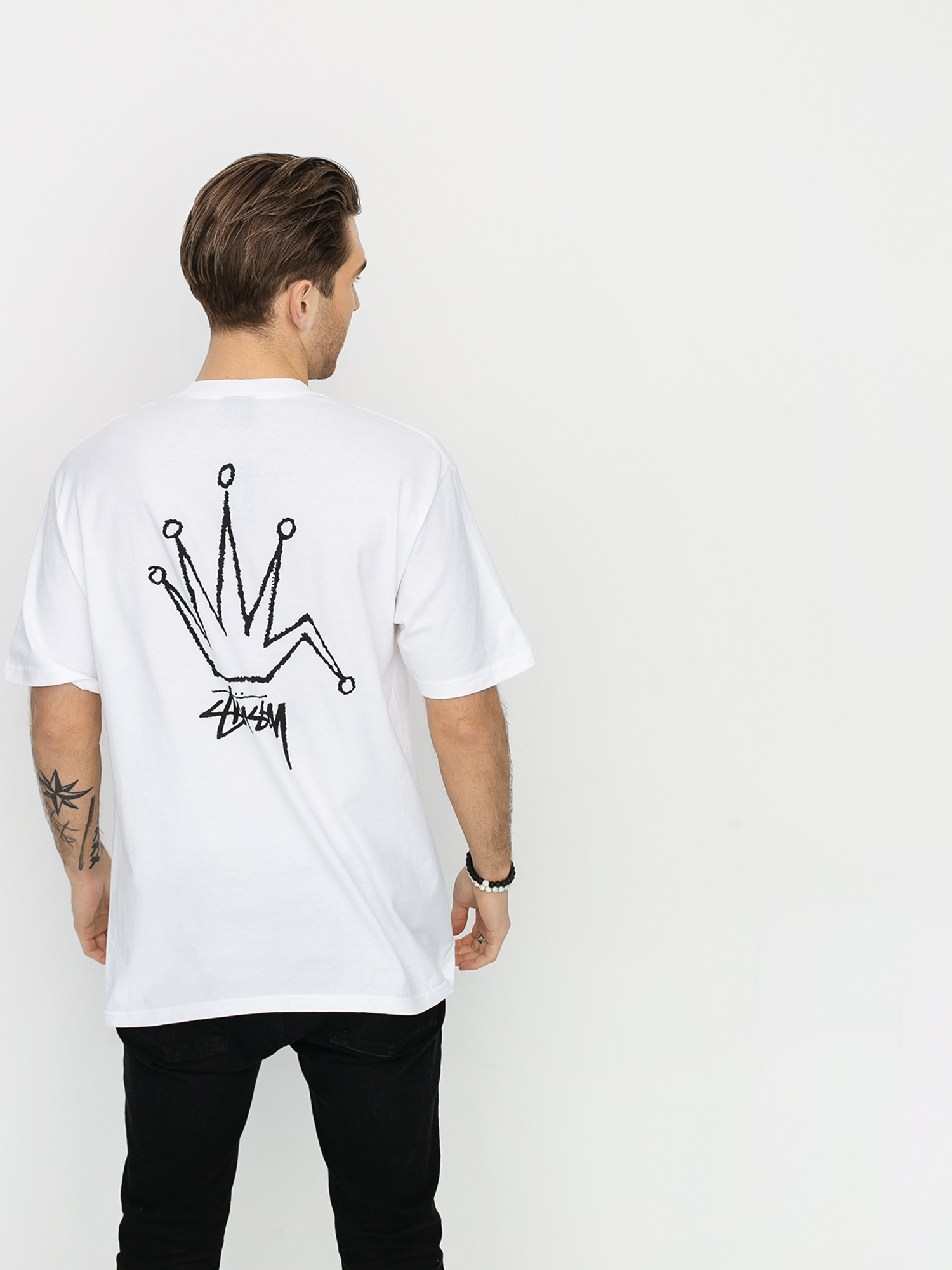 T-shirt Stussy Old Crown (white)