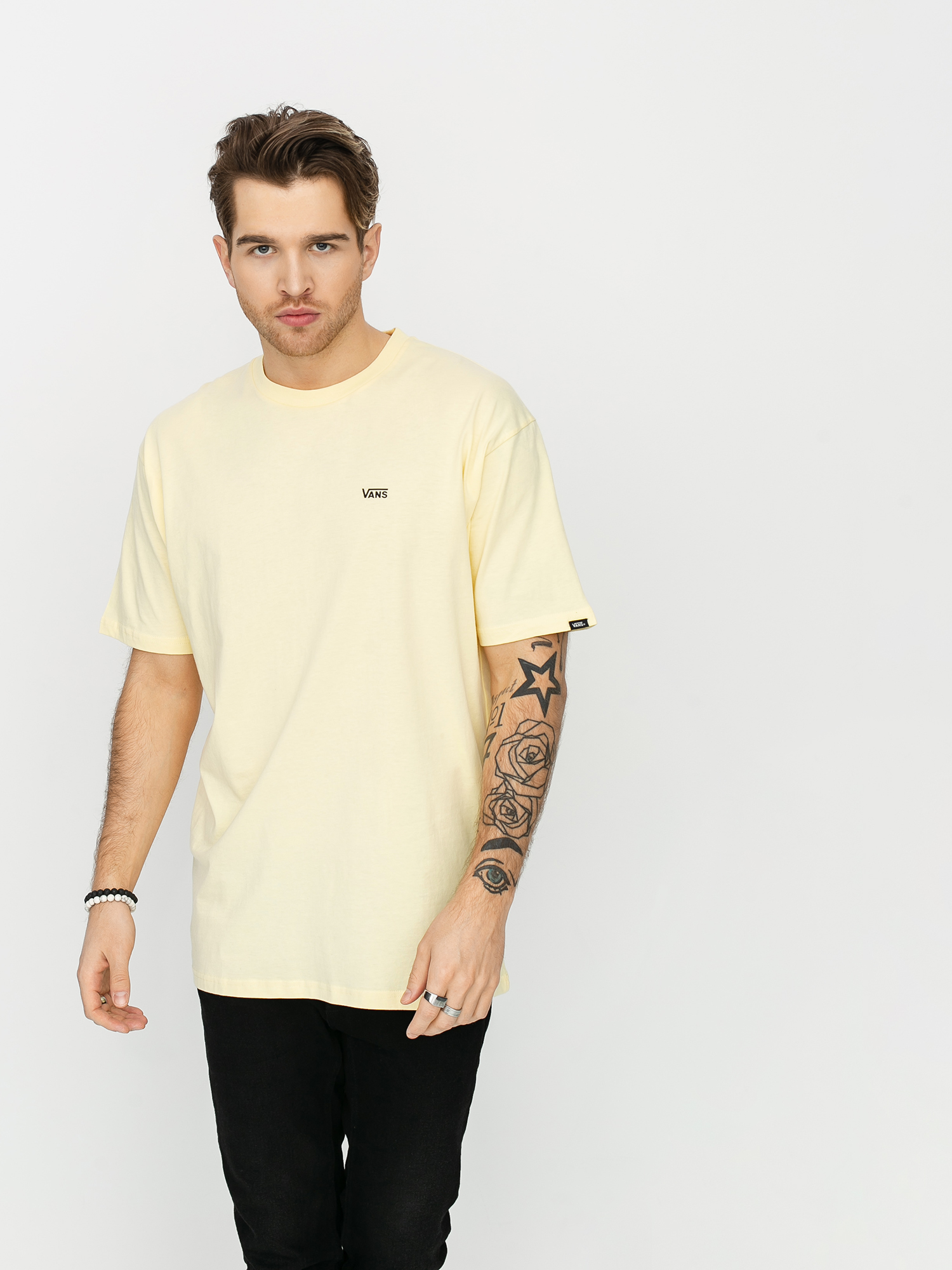 T-shirt Vans Left Chest Logo (double cream)