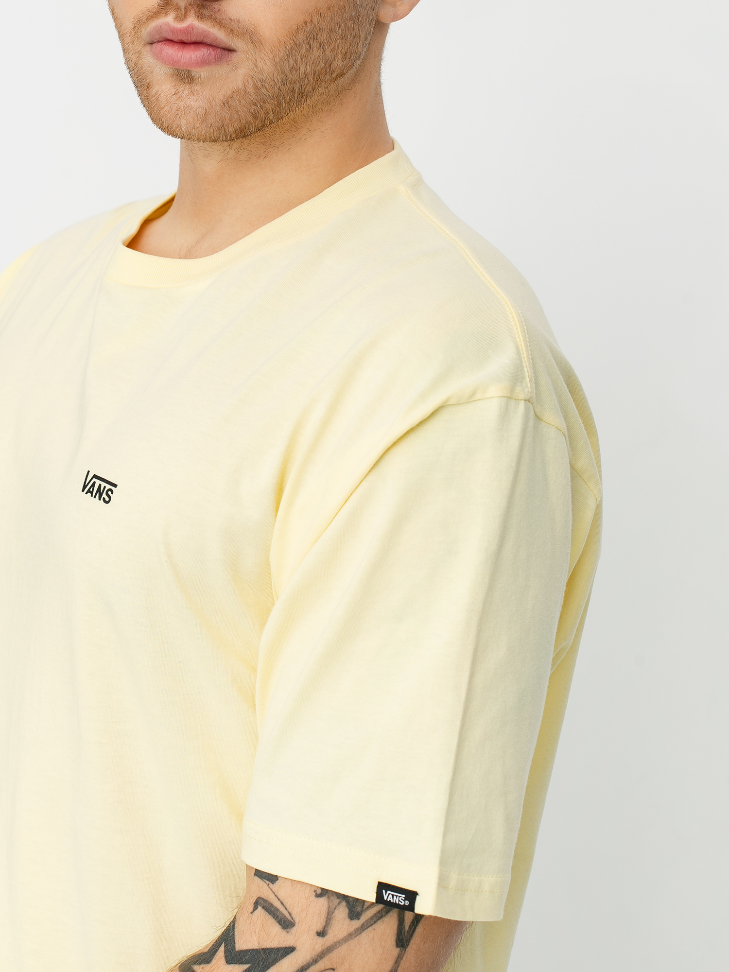 T-shirt Vans Left Chest Logo (double cream)