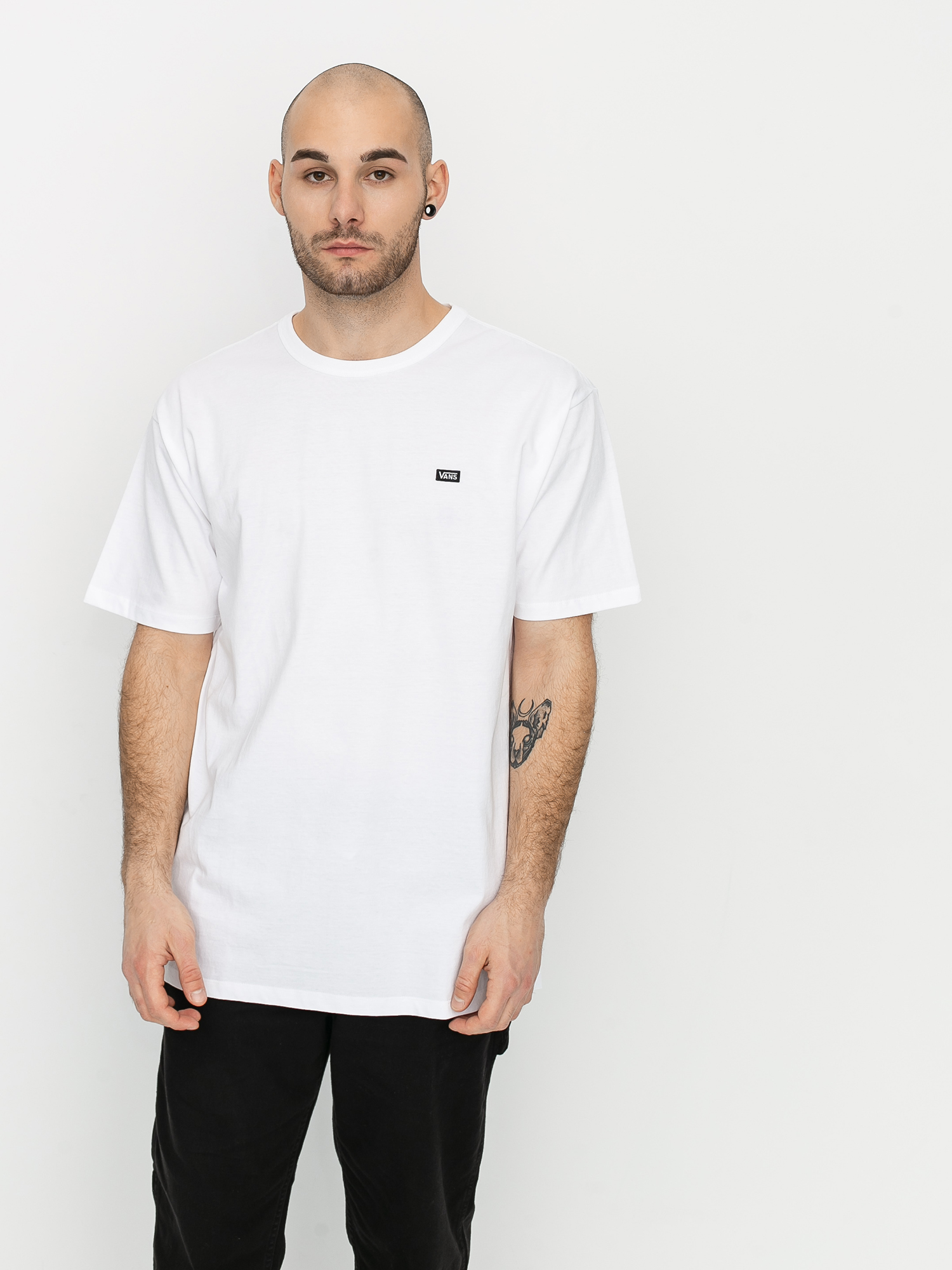 T-shirt Vans Off The Wall - biały (white) T-shirt Vans Off The Wall - biały (white)