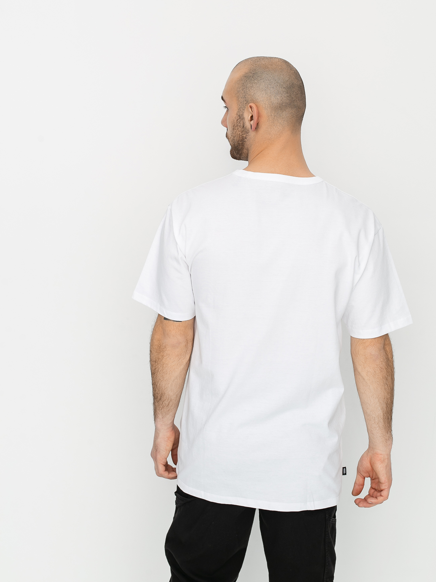 T-shirt Vans Off The Wall - biały (white) T-shirt Vans Off The Wall - biały (white)