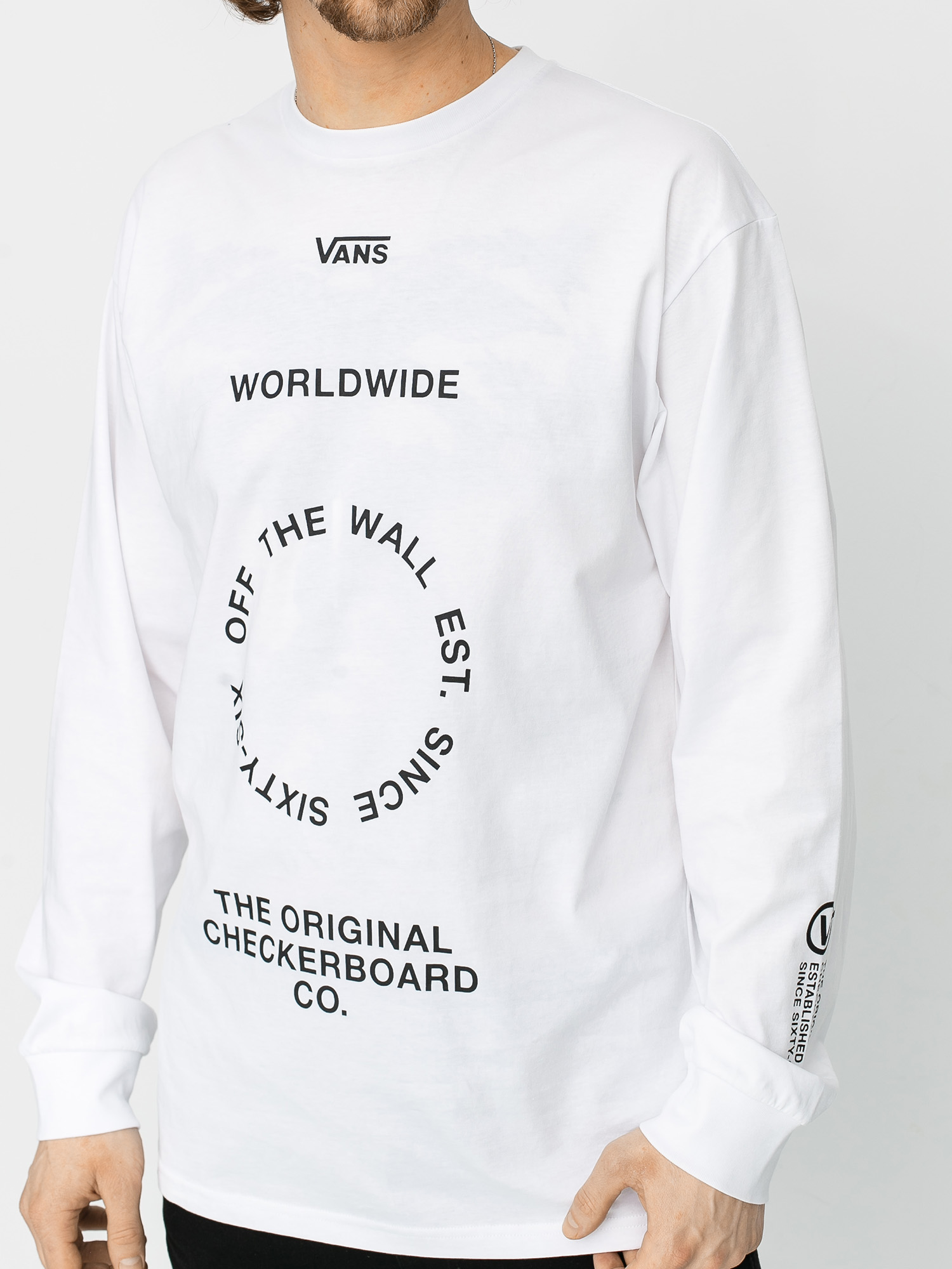 Longsleeve Vans Distortion (white)