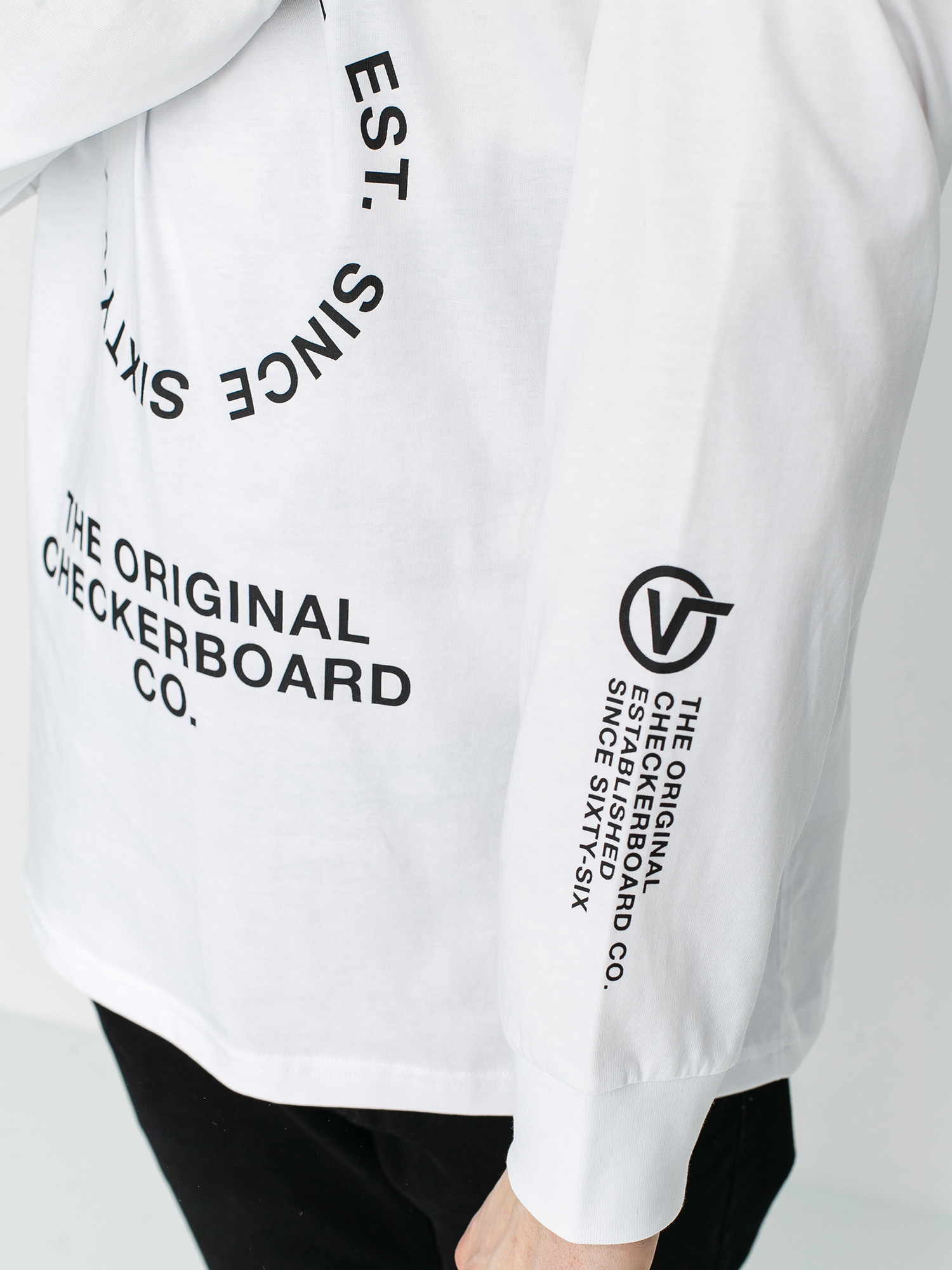 Longsleeve Vans Distortion (white)