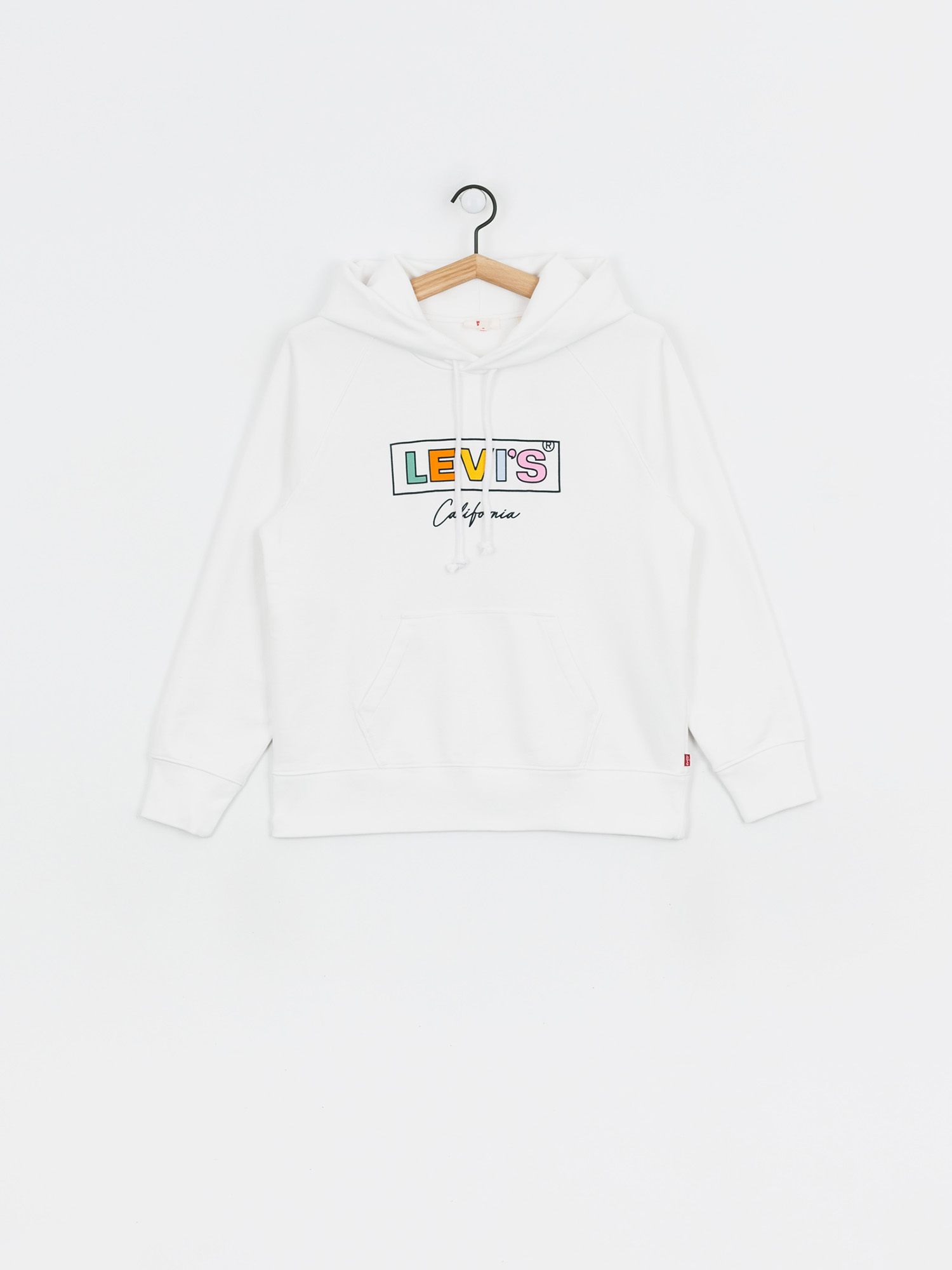 Bluza z kapturem Levi's Graphic Sport Cali Box HD Wmn (white)