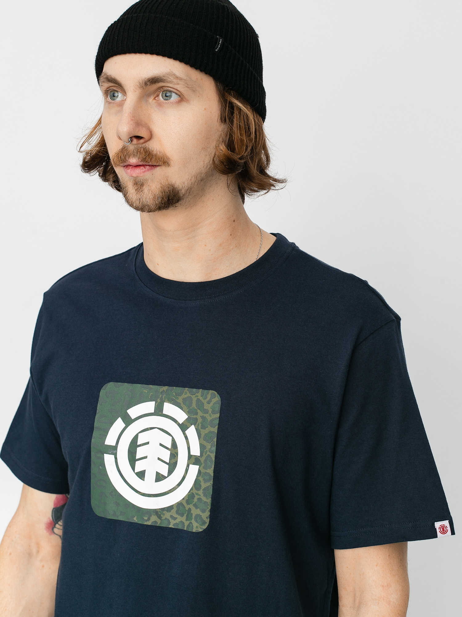 T-shirt Element Leopard Block Icon (eclipse navy)