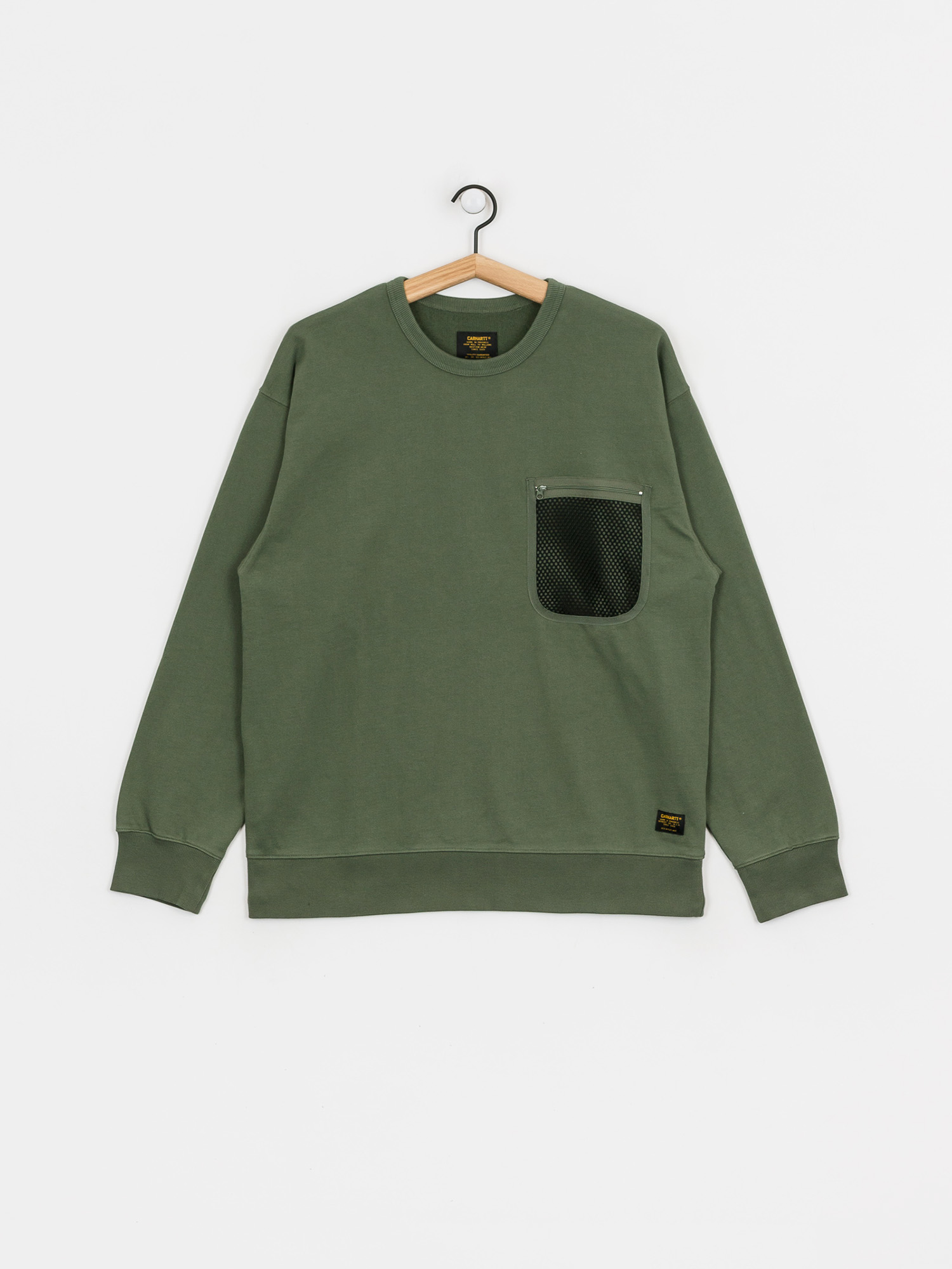 Bluza Carhartt WIP Military Mesh Pocket (dollar green)
