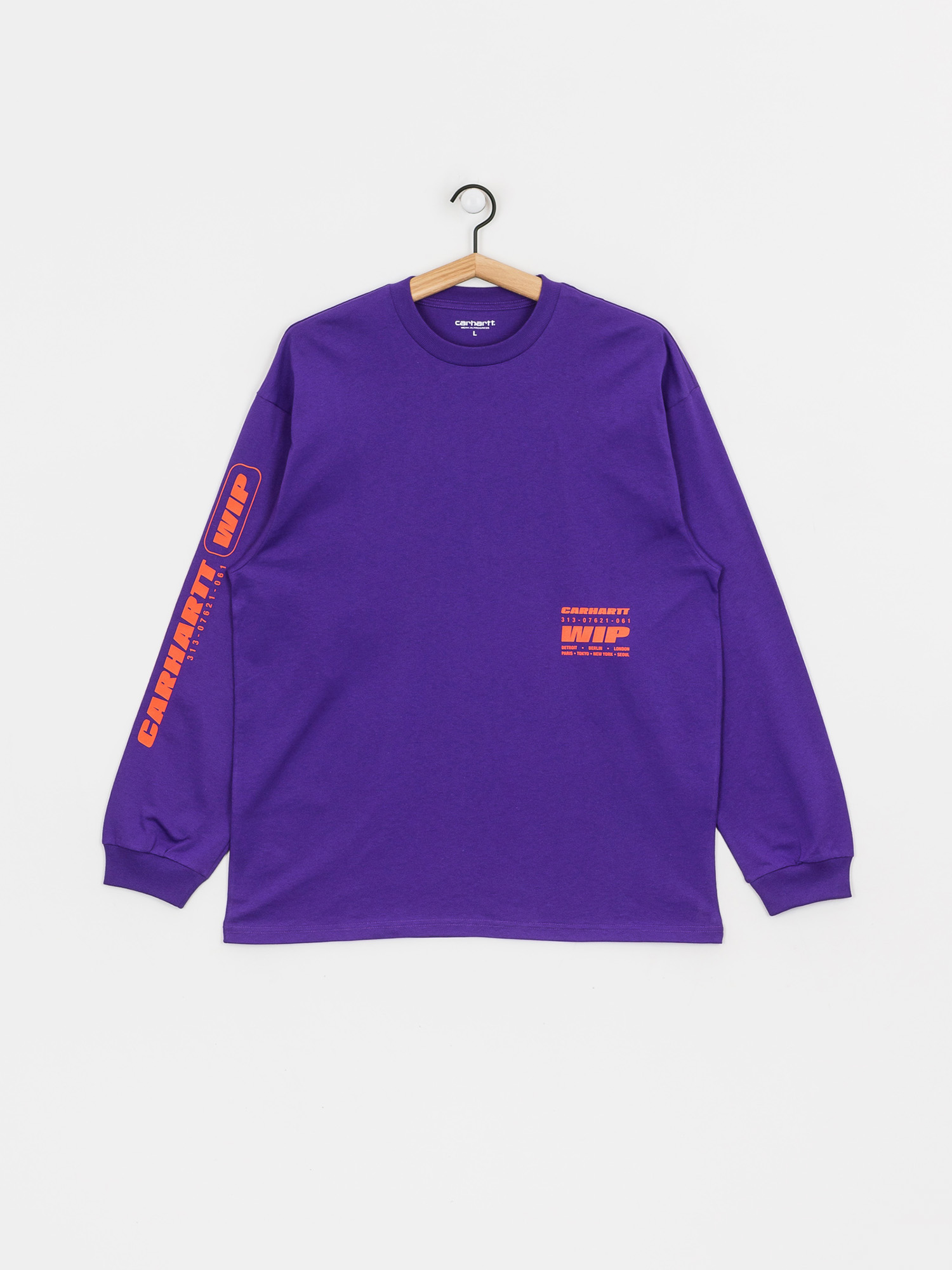 Longsleeve Carhartt WIP Inter (snape purple)