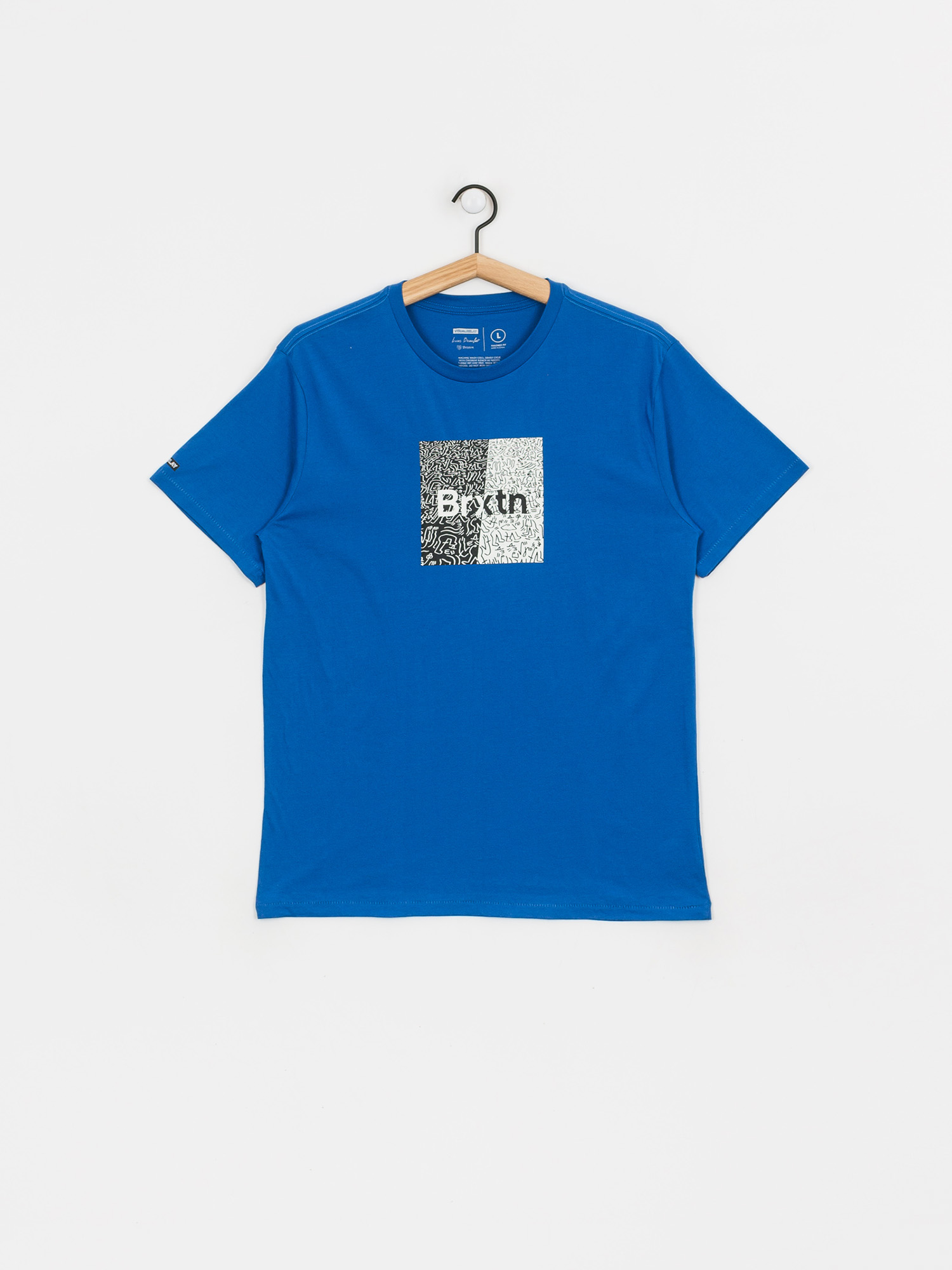 T-shirt Brixton Crowd Art (royal)