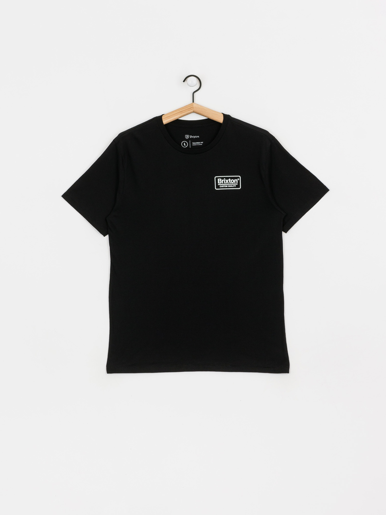 T-shirt Brixton Palmer Prem (black/white)