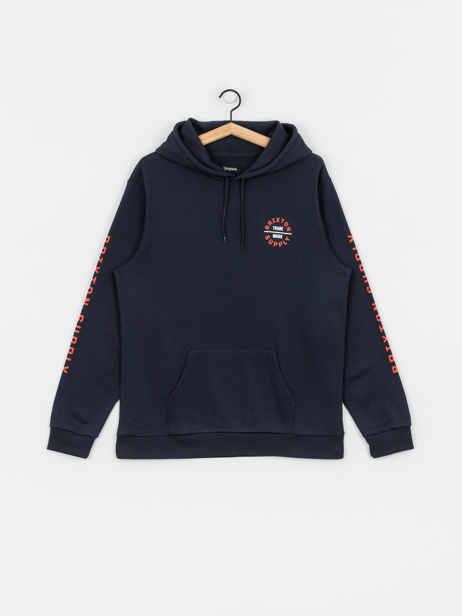 Bluza z kapturem Brixton Oath VI HD (washed navy)