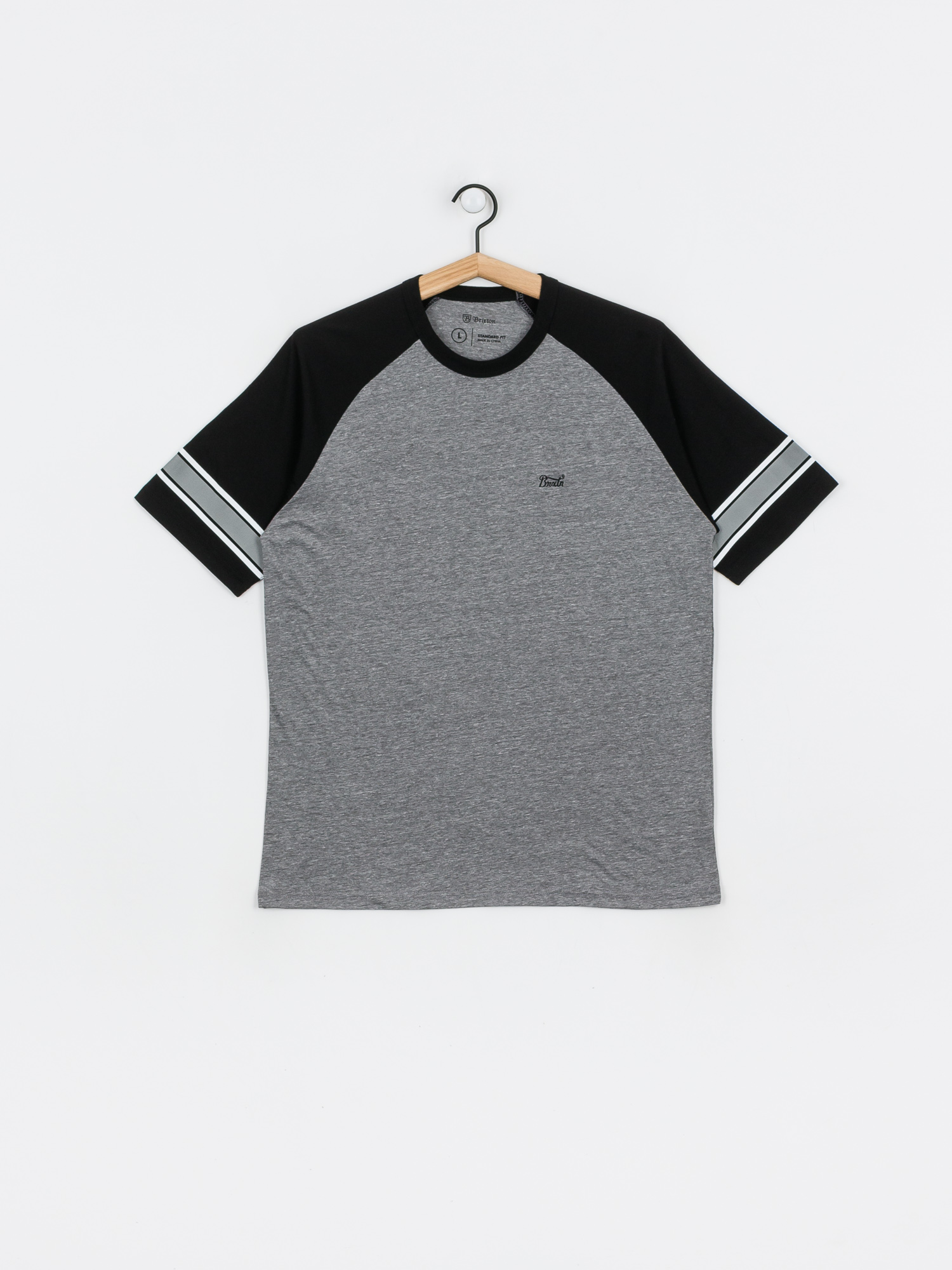 T-shirt Brixton Stith II (heather grey/black)