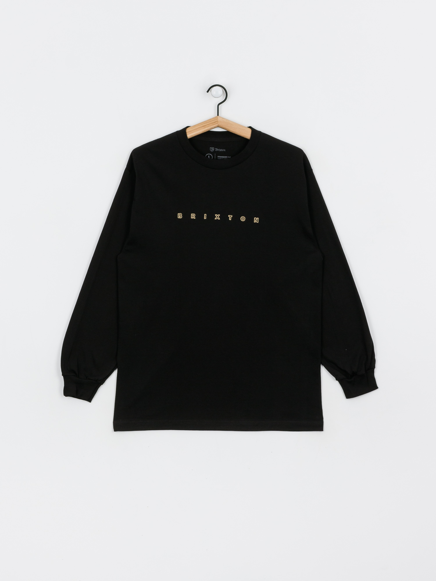 Longsleeve Brixton Cantor Stt (washed black)