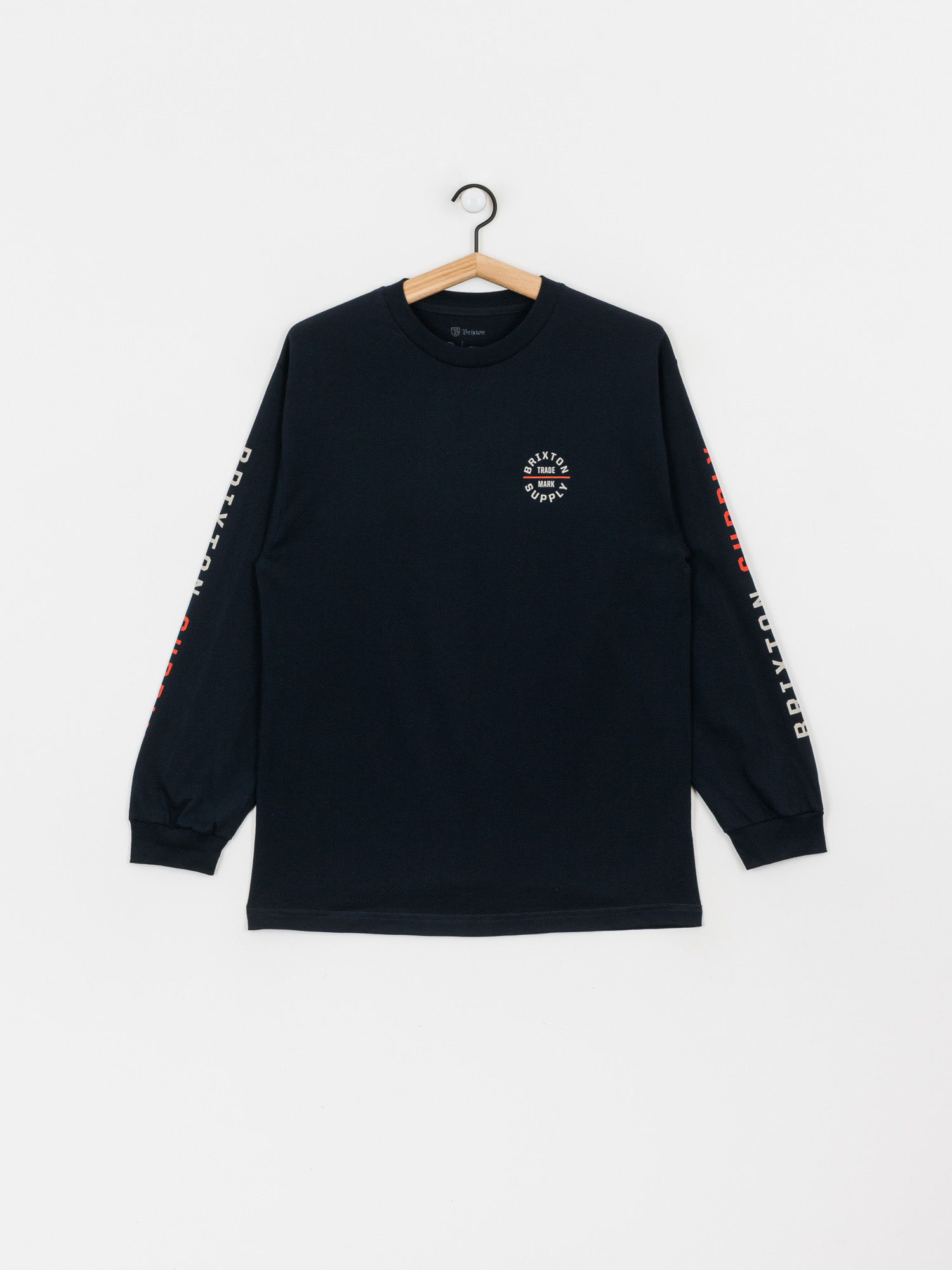 Longsleeve Brixton Oath VI Stt (washed navy/vanilla)