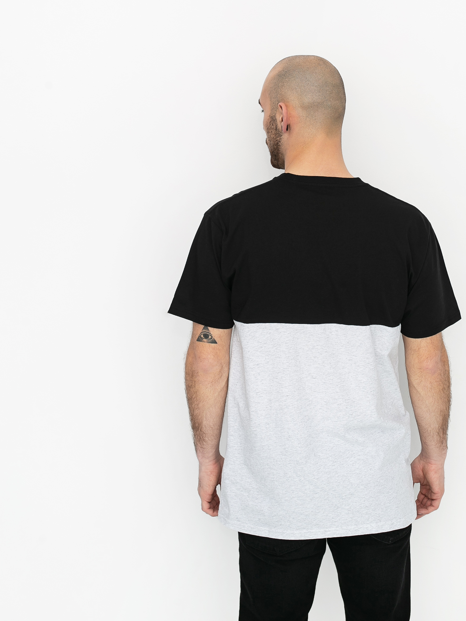 T-shirt Vans Colorblock (ash heather/black)