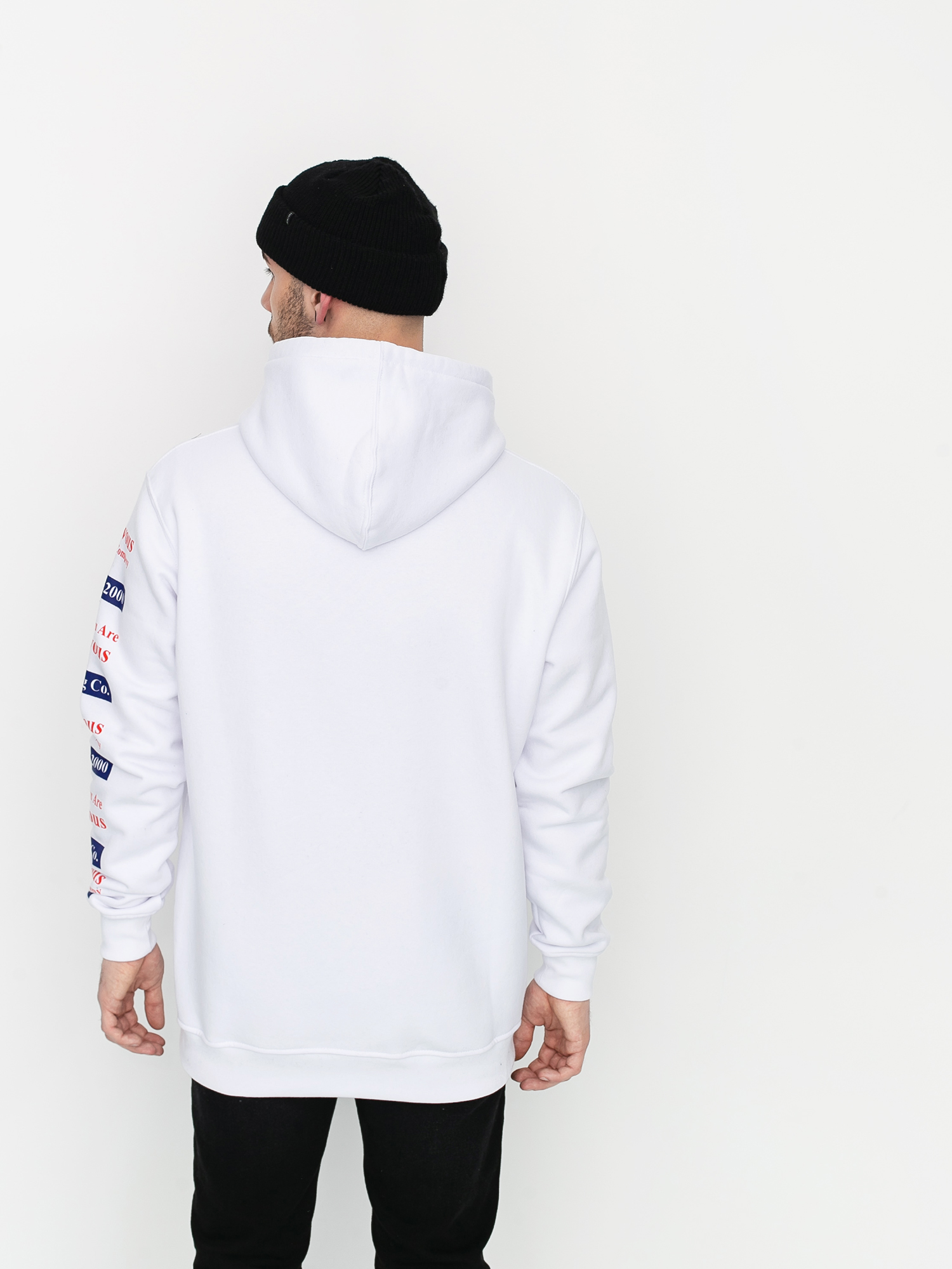 Bluza z kapturem Nervous Repeat HD (white)