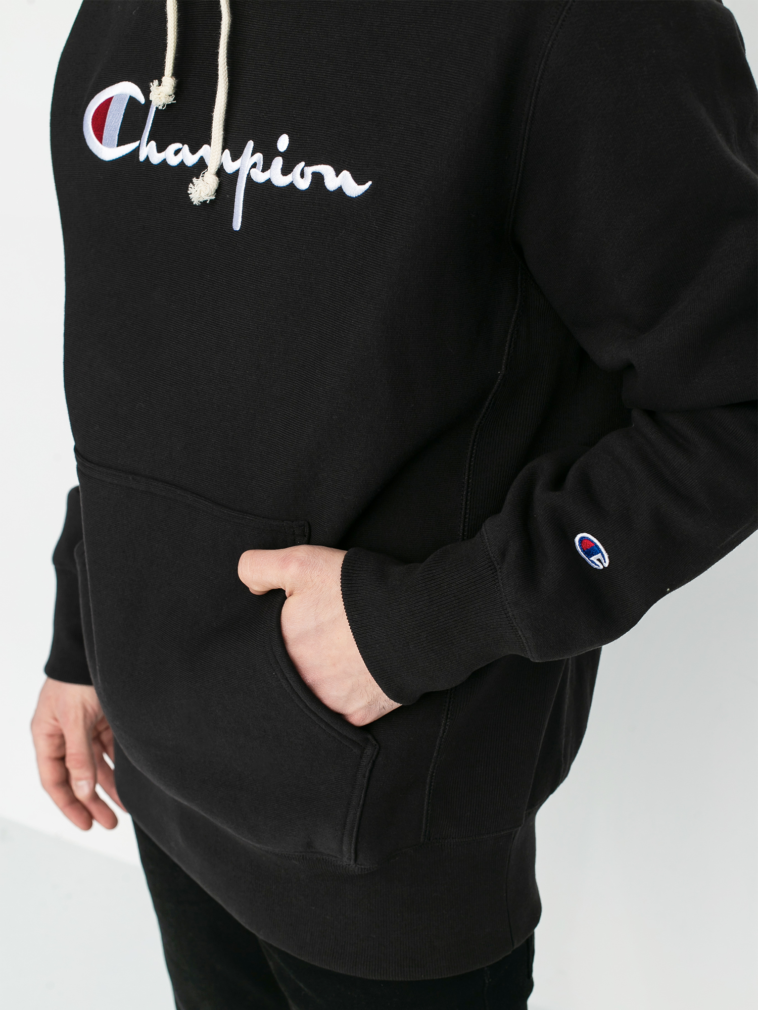 Bluza z kapturem Champion Premium Sweatshirt HD 215159 (nbk)