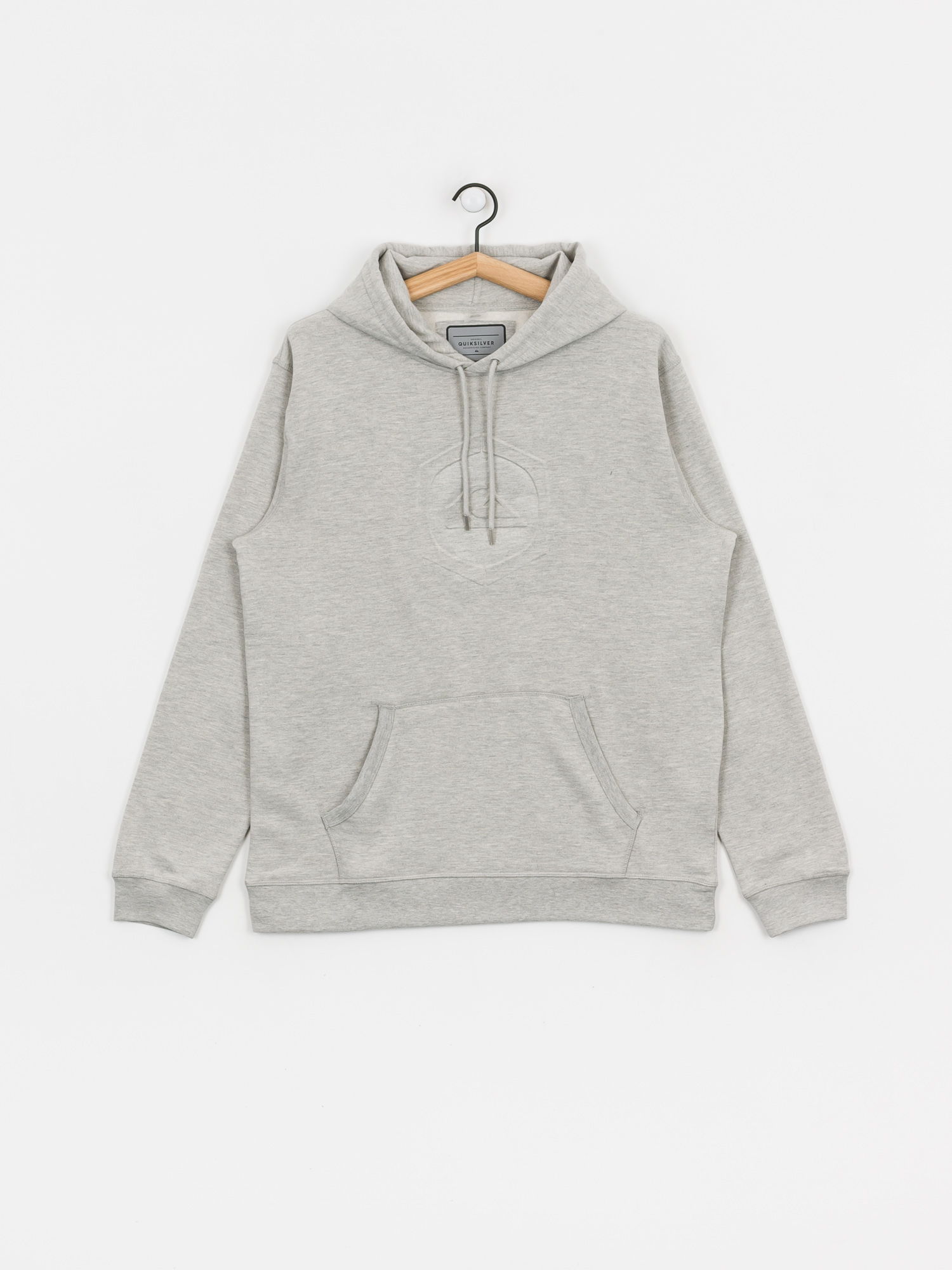 Bluza z kapturem Quiksilver Rio Emboss HD (light grey heather)