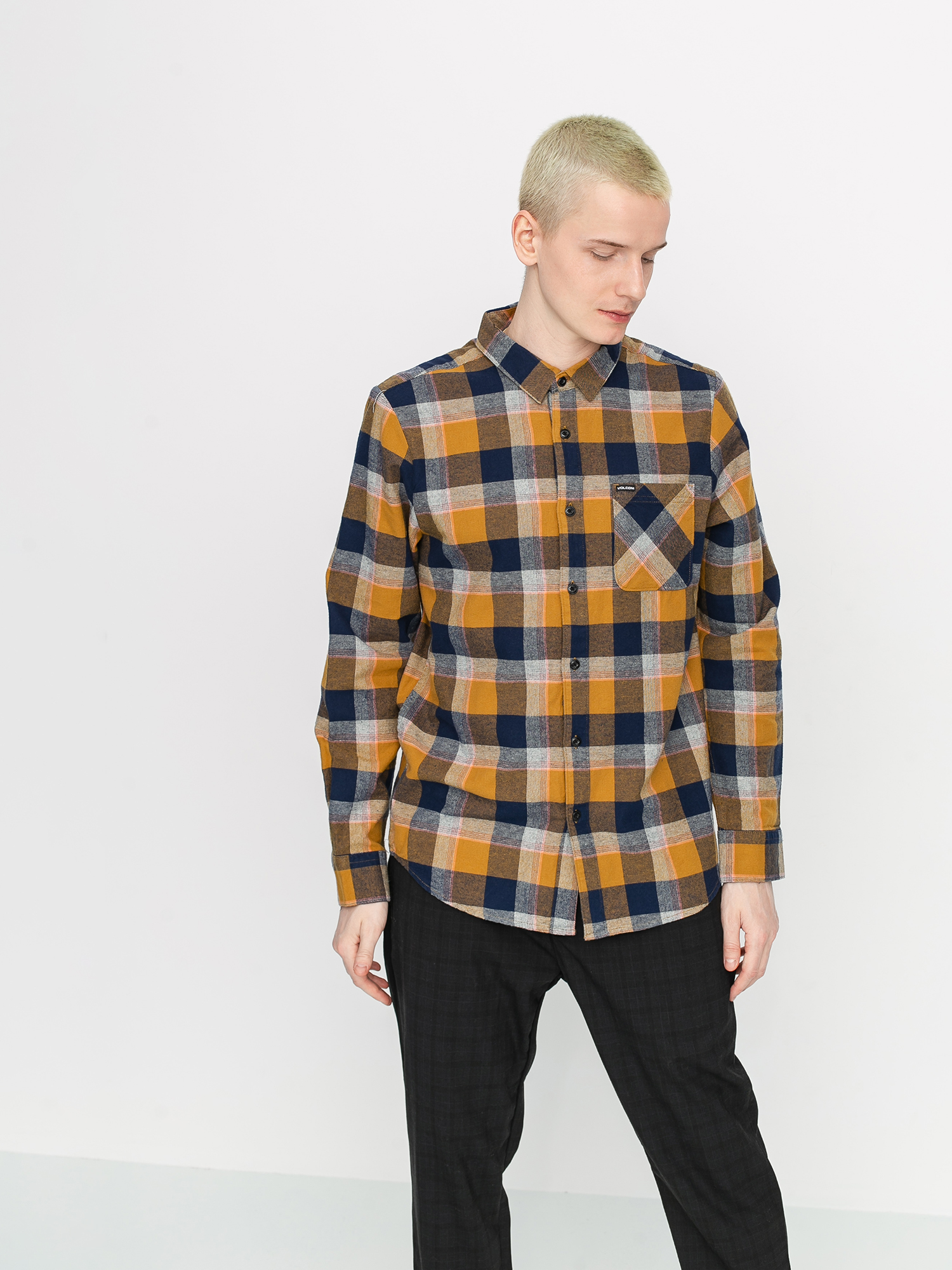 Koszula Volcom Caden Plaid (bronze)