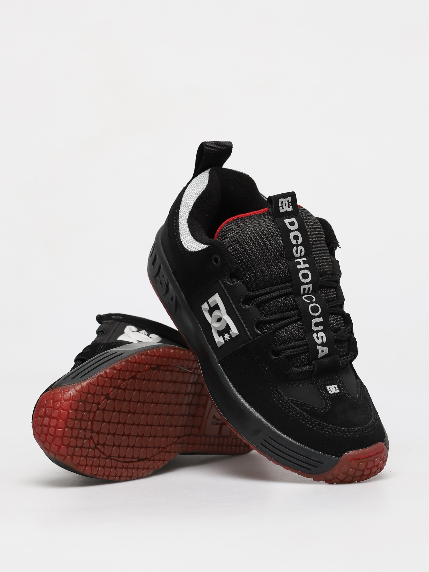 Buty DC Lynx Og - czarny (black/dk grey/athletic red)