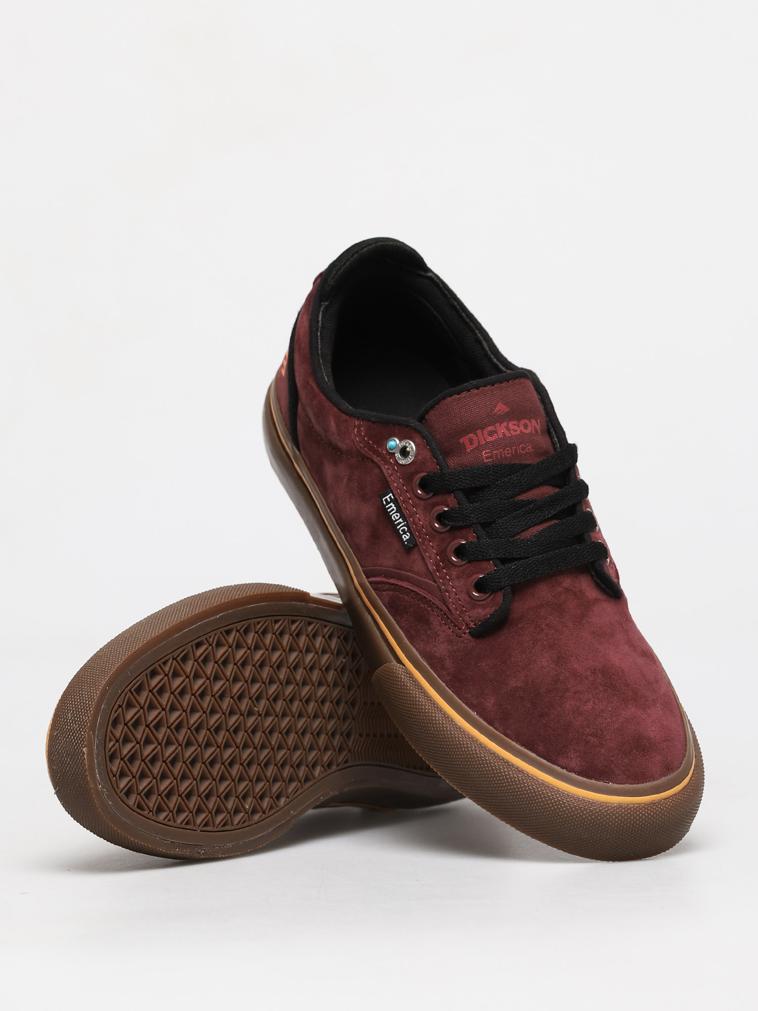 Buty Emerica Dickson (burgundy/gum)