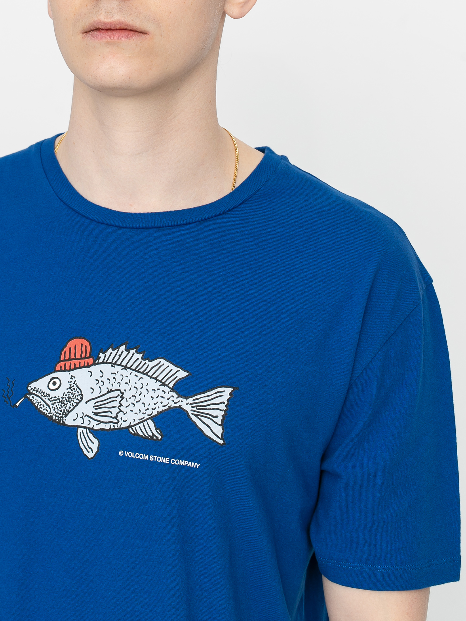 T-shirt Volcom Trout There Ltw (deep water)